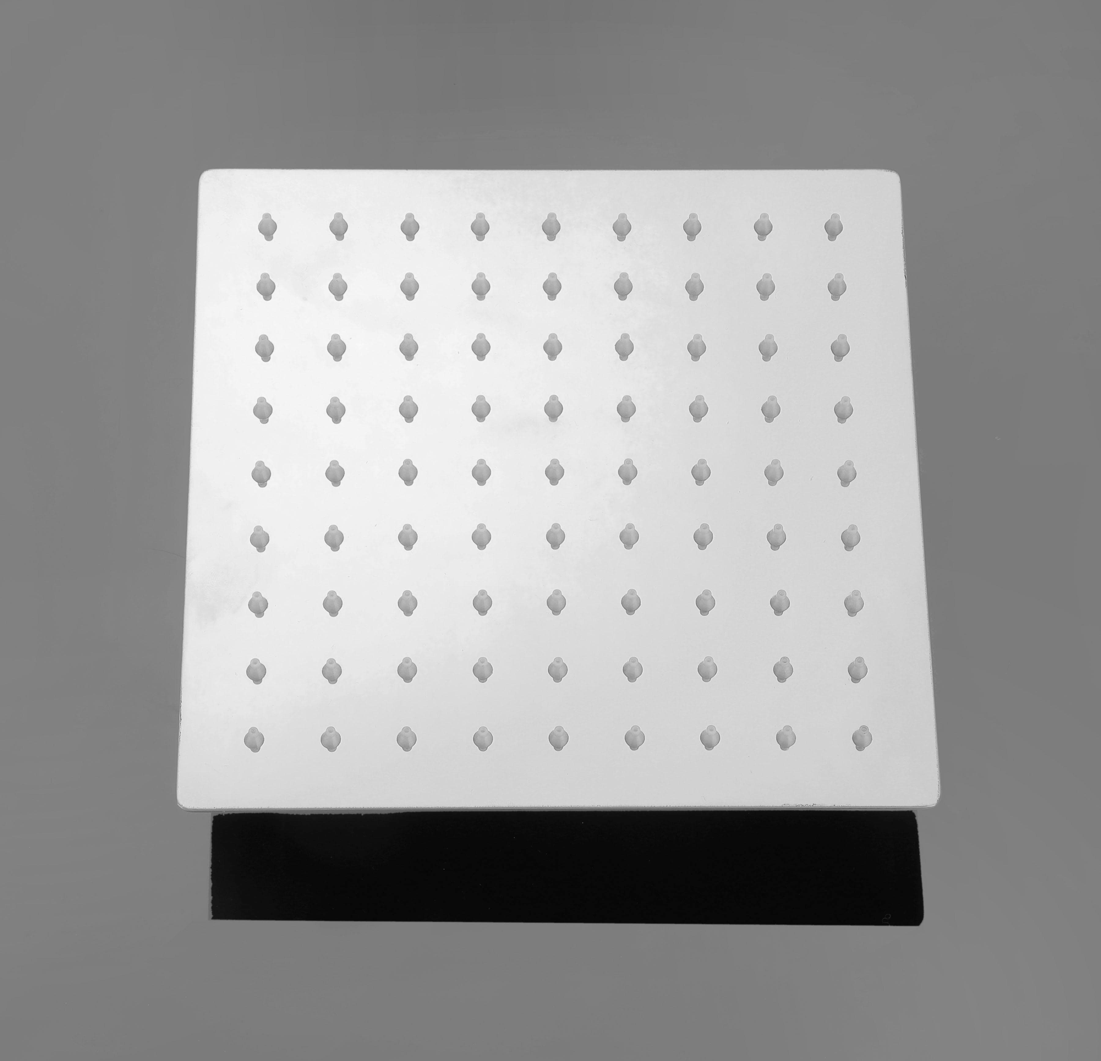 MARWELL Kopfbrause Silber Edelstahl 20x20 cm Quadratisch