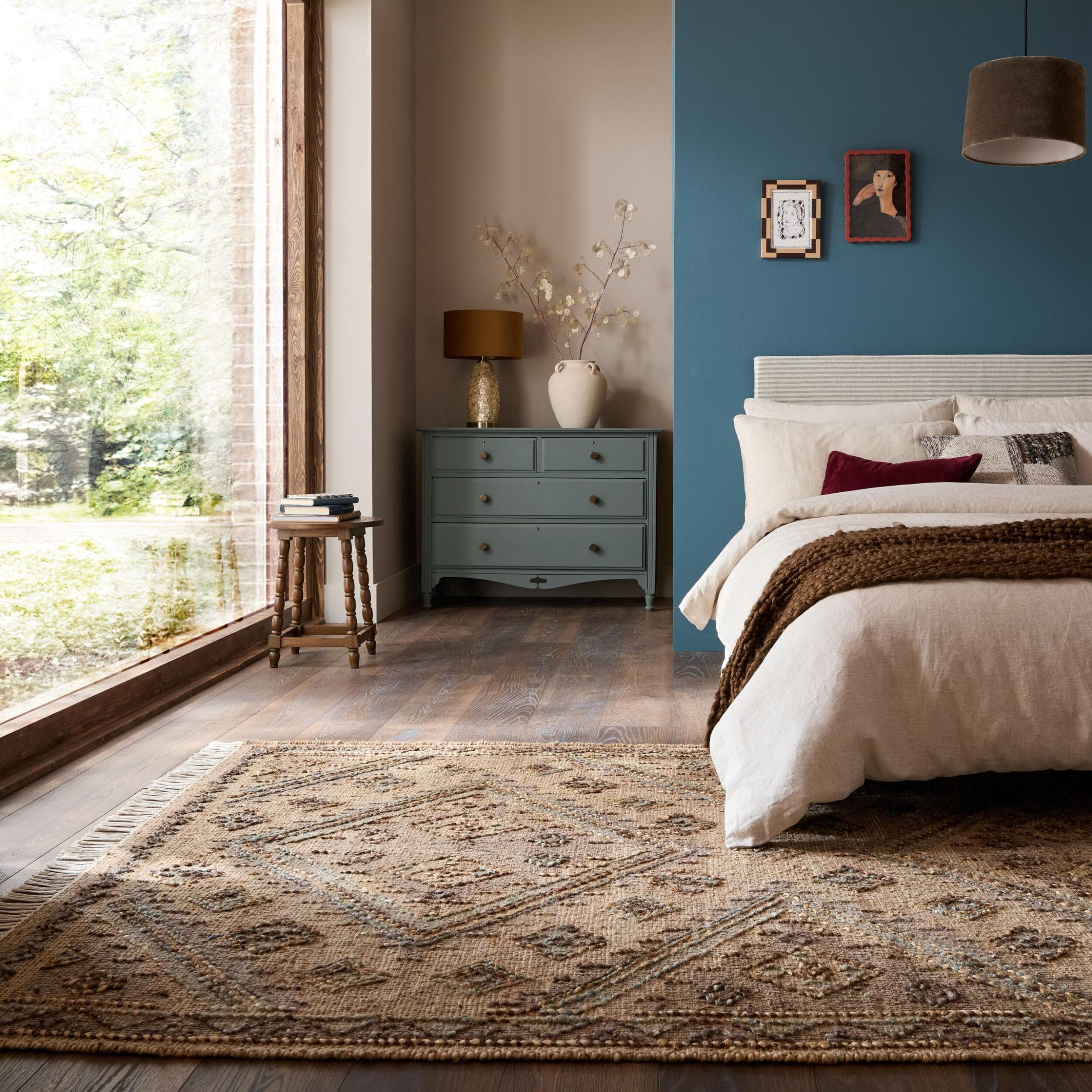 FLAIR RUGS Orin Vintage Teppich Natürlich Handgewebt