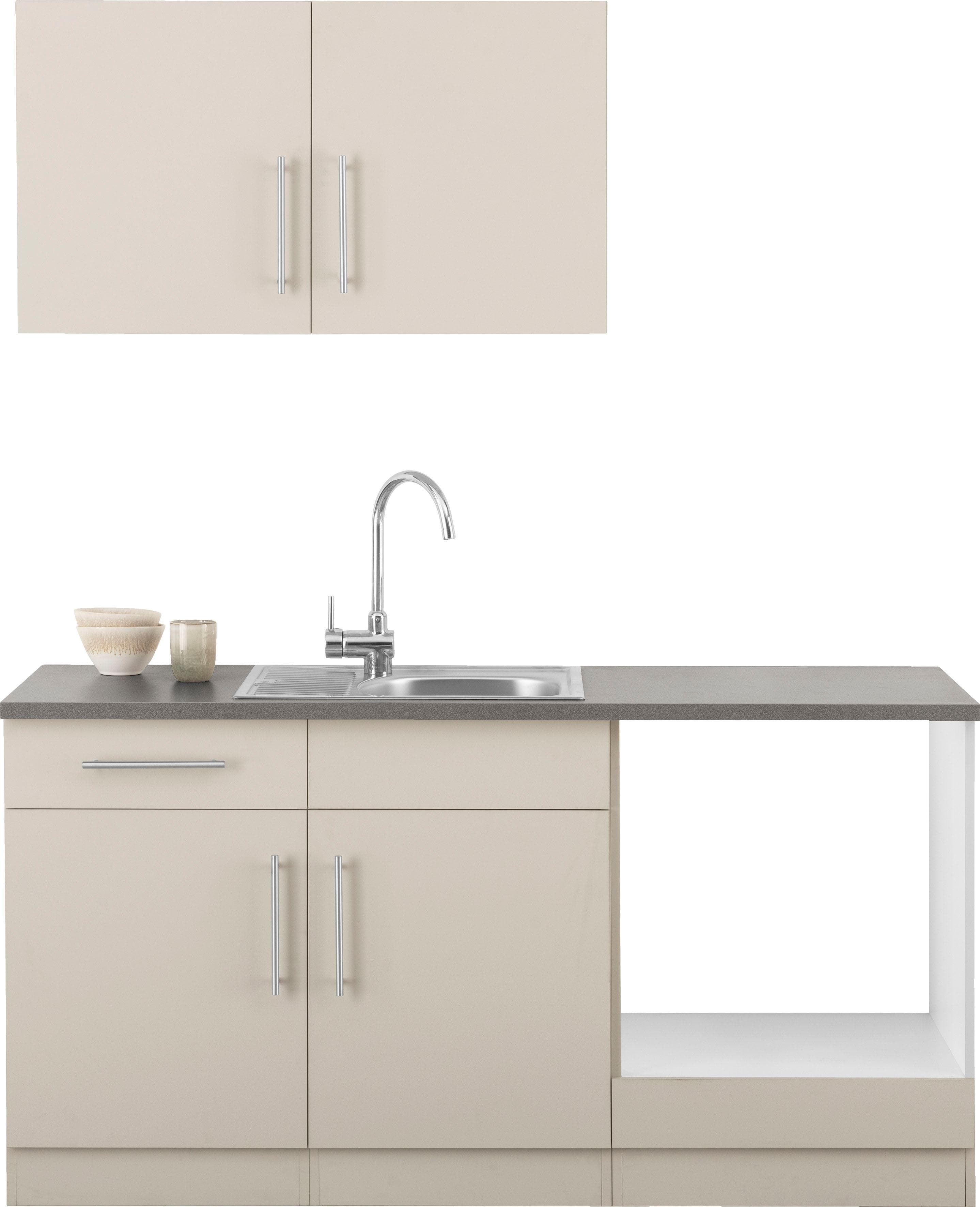 Wiho-Küchen Cali Küchenzeile Beige Granit Arbeitsplatte