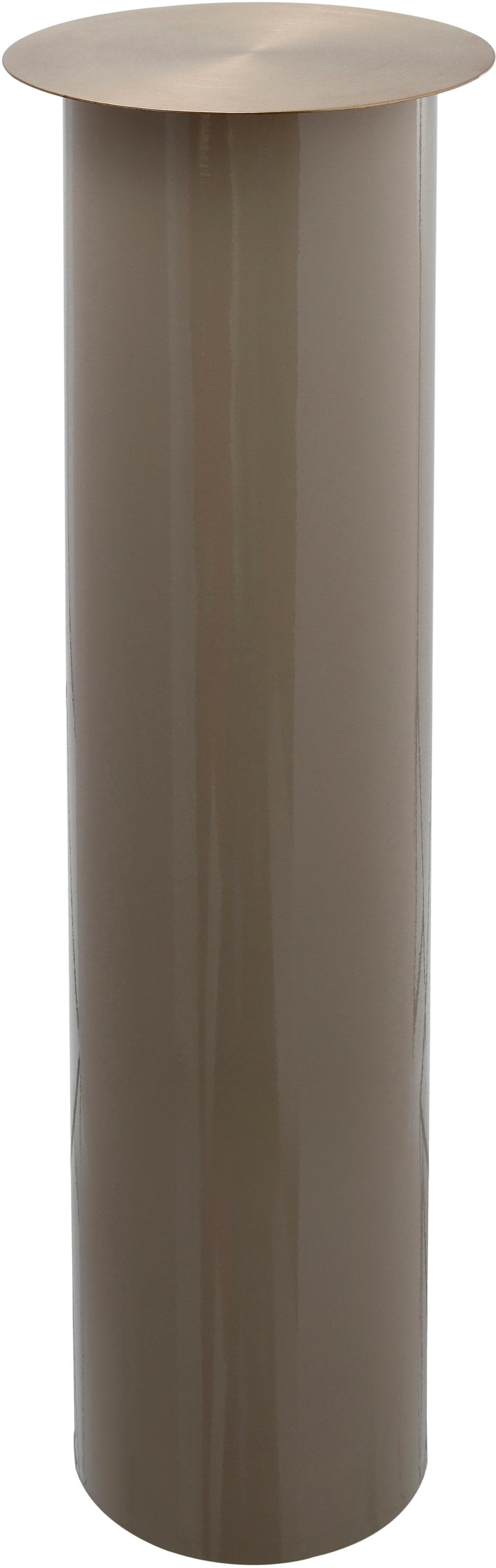 Kayoom Bodenkerzenständer Art Deco 195 Taupe/Gold Metall