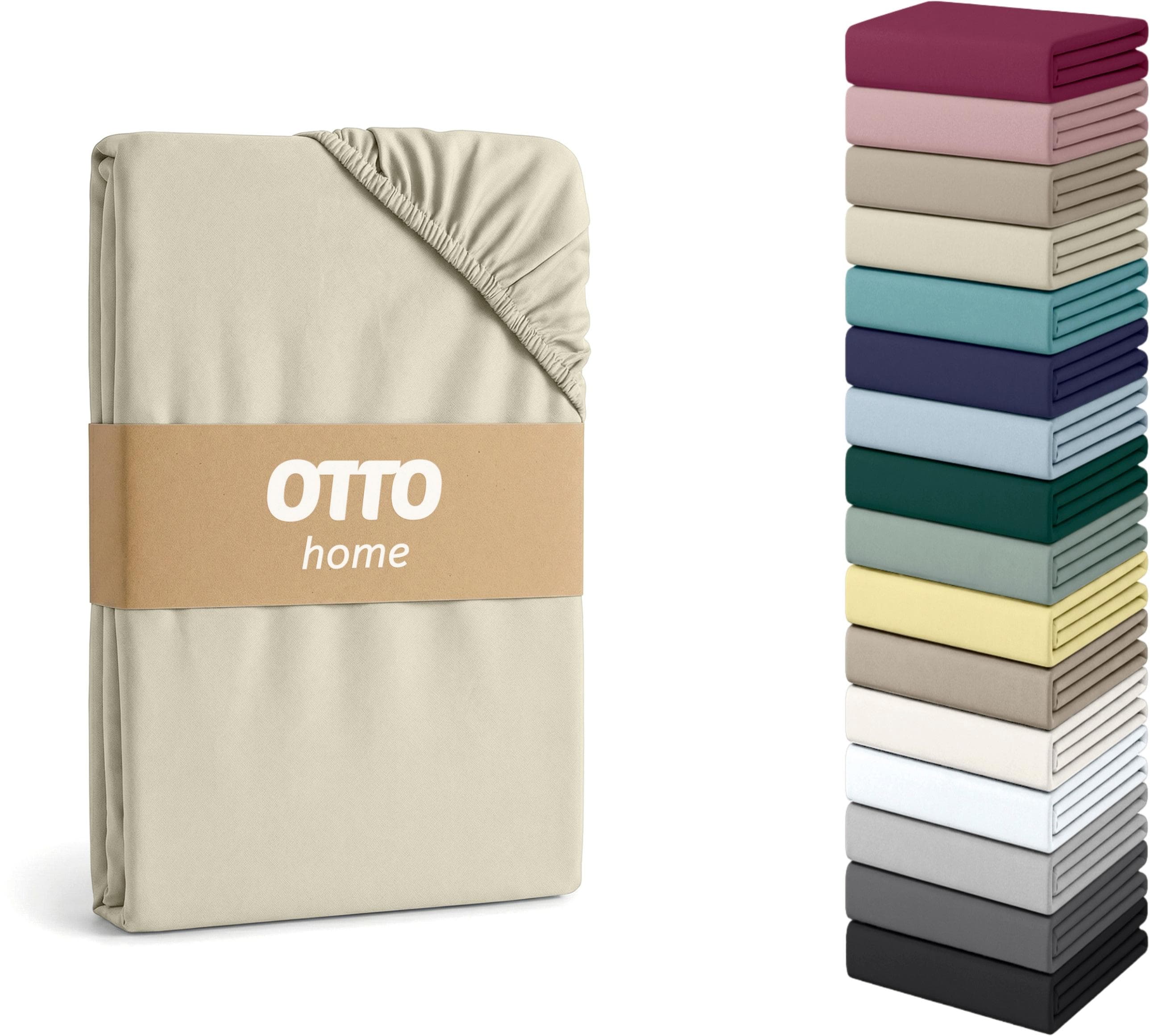 Spannbettlaken OTTO HOME Jersey 100% Baumwolle