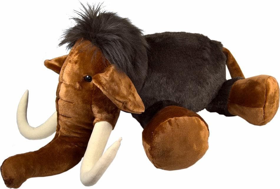 HEUNEC Kuscheltier Mammut XL Braun Plüsch