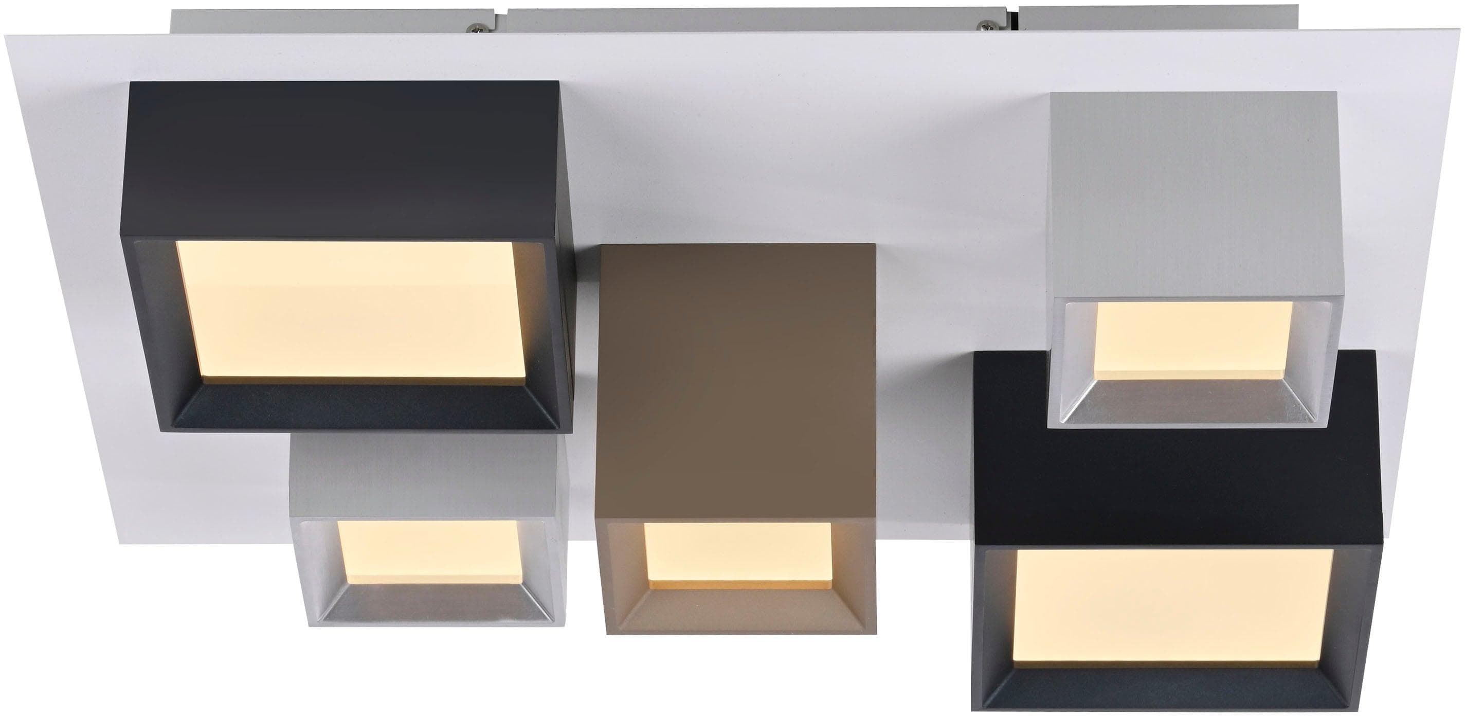 NEUHAUS PURE Manhattan LED Deckenleuchte Grau Multicolor Dimmbar CCT