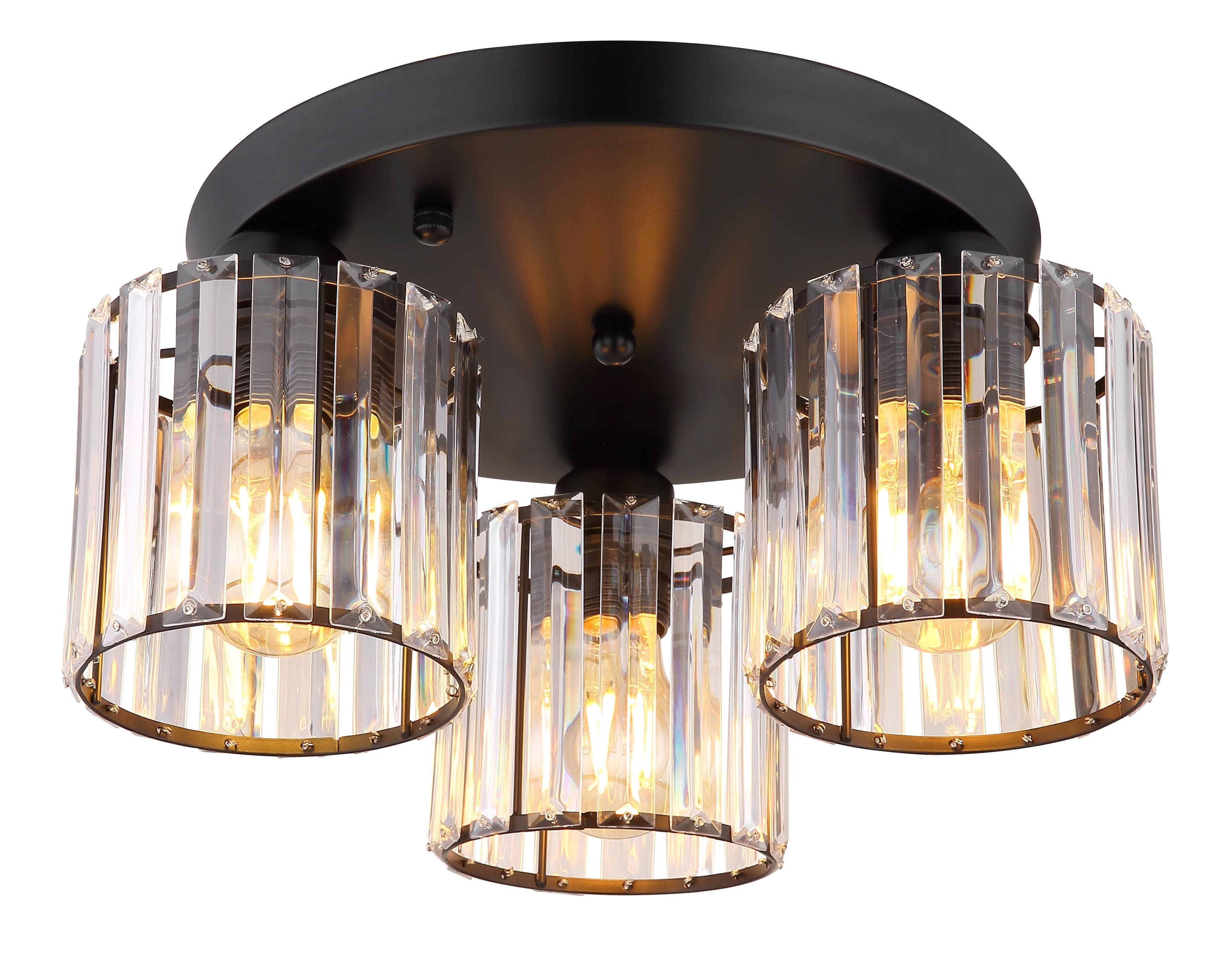 GLOBO LIGHTING Deckenleuchte JORDANA Schwarz Matt