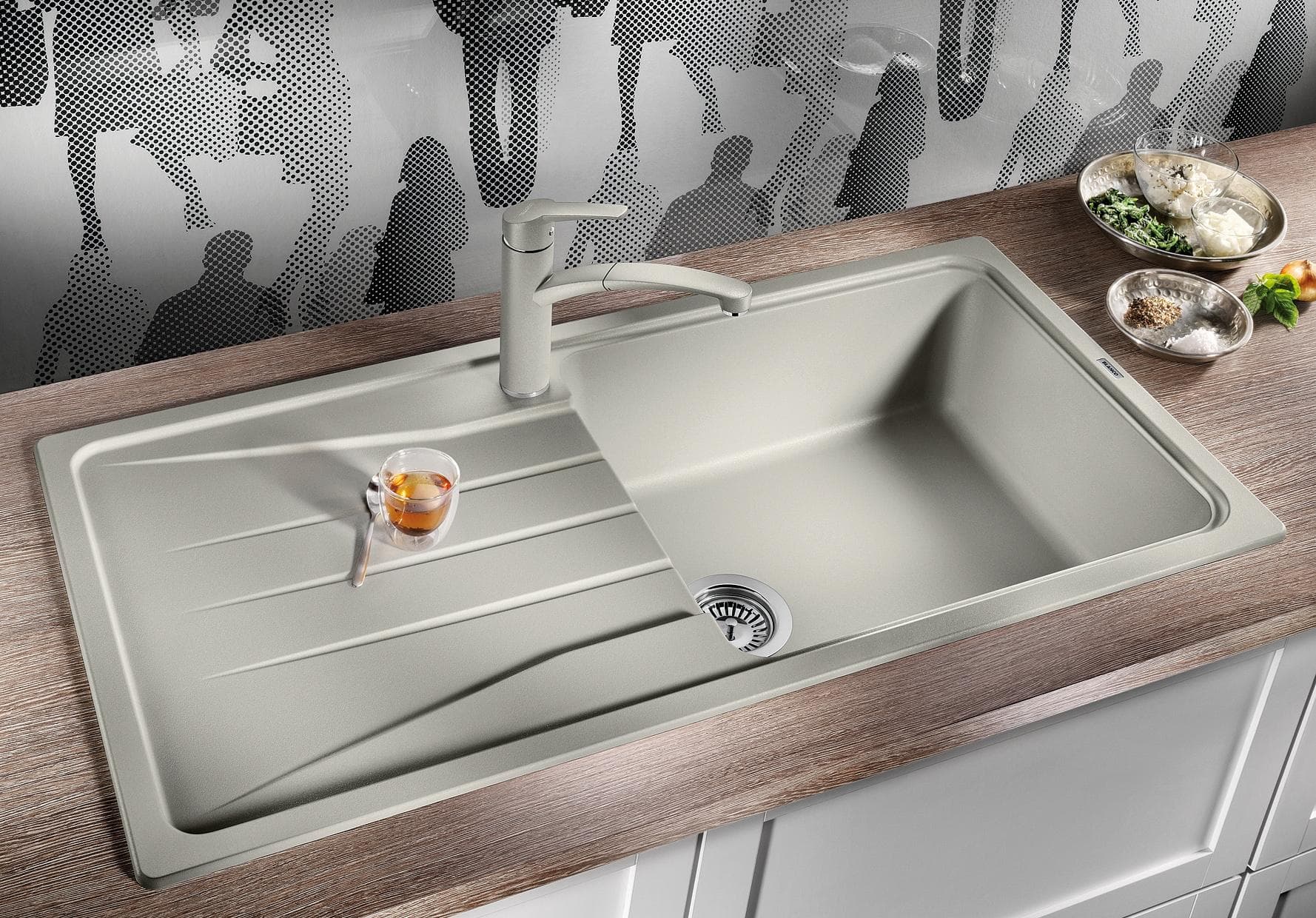 Blanco Sona XL 6 S Einbauspüle Weiß Verbundwerkstoff