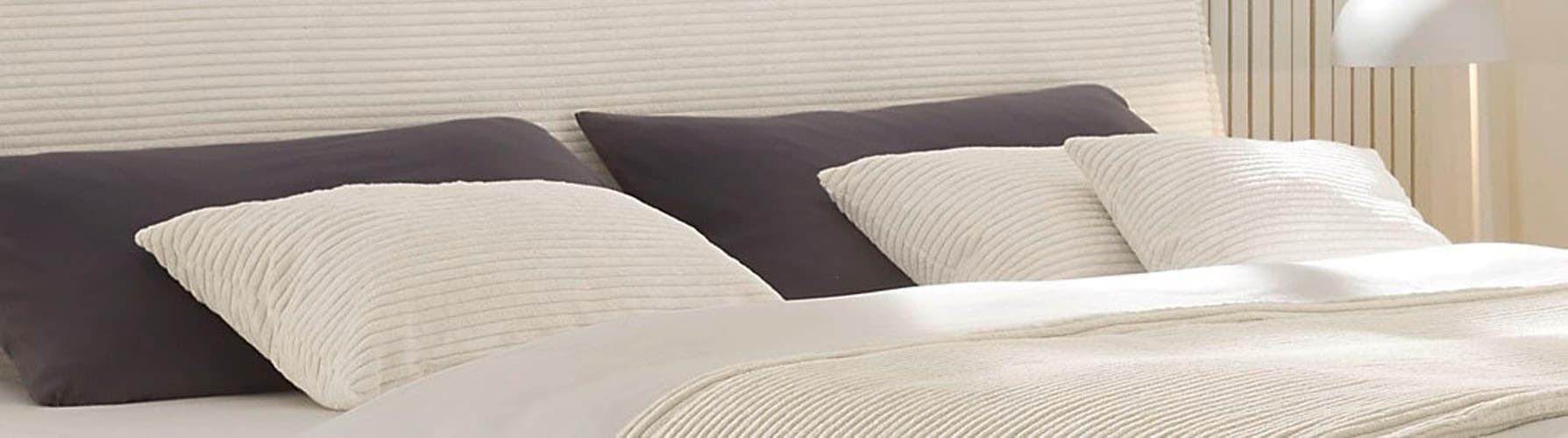 HAPO 2er Kissenset cremeweiß Polyester Dekokissen