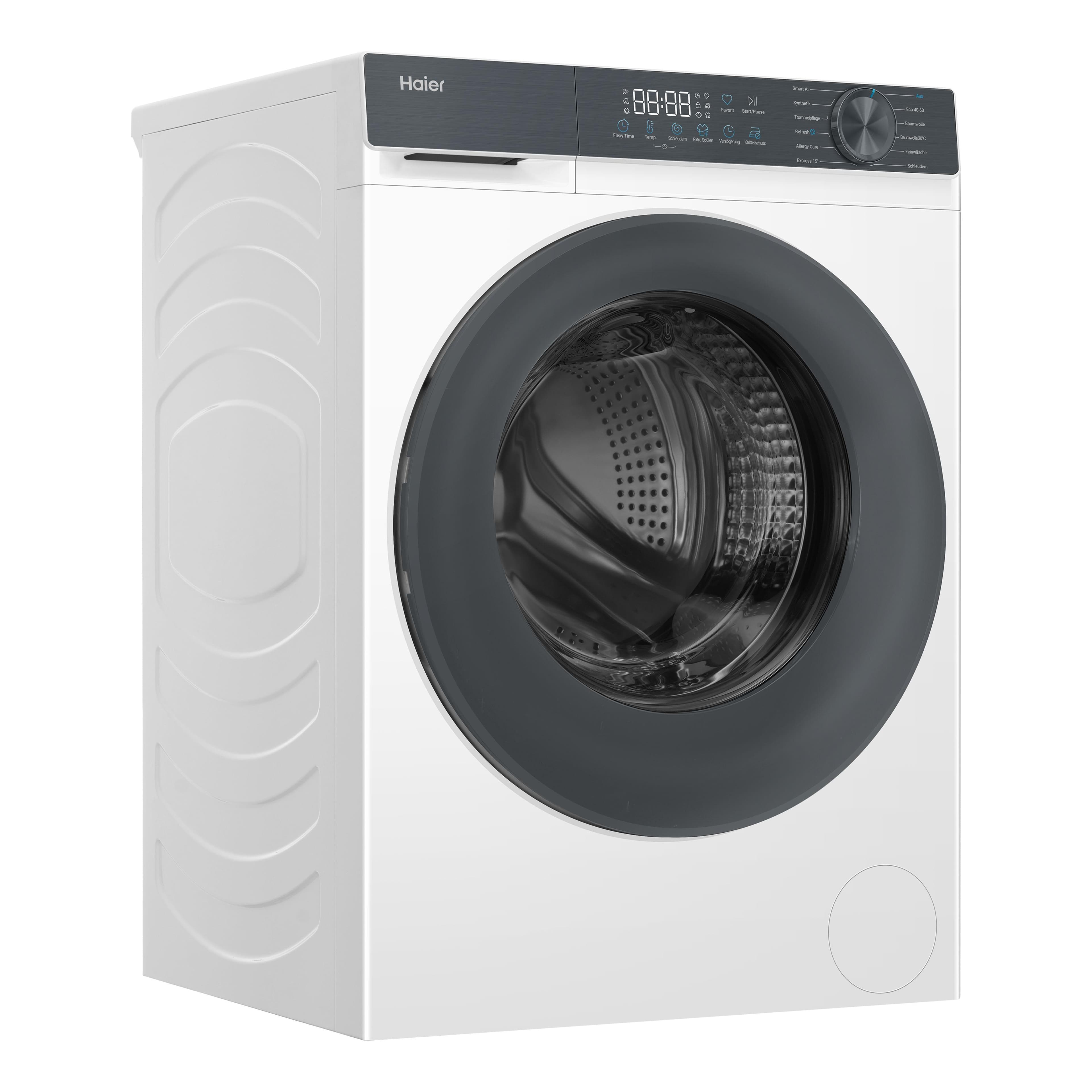 HAIER Frontlader Waschmaschine 8 kg weiß Smart AI