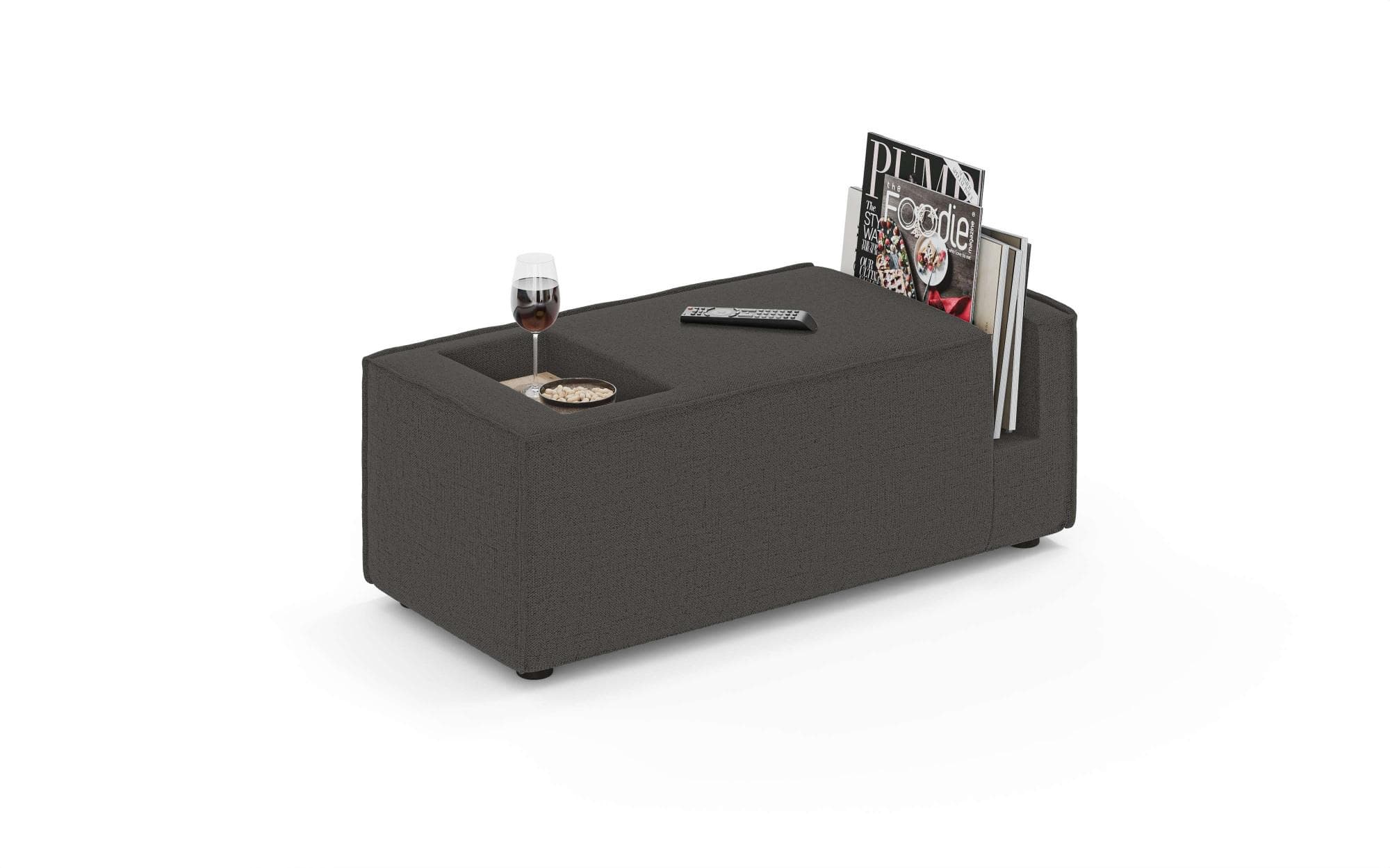 OTTO HOME HAILY Sofaelement Tisch grau 45x100 cm