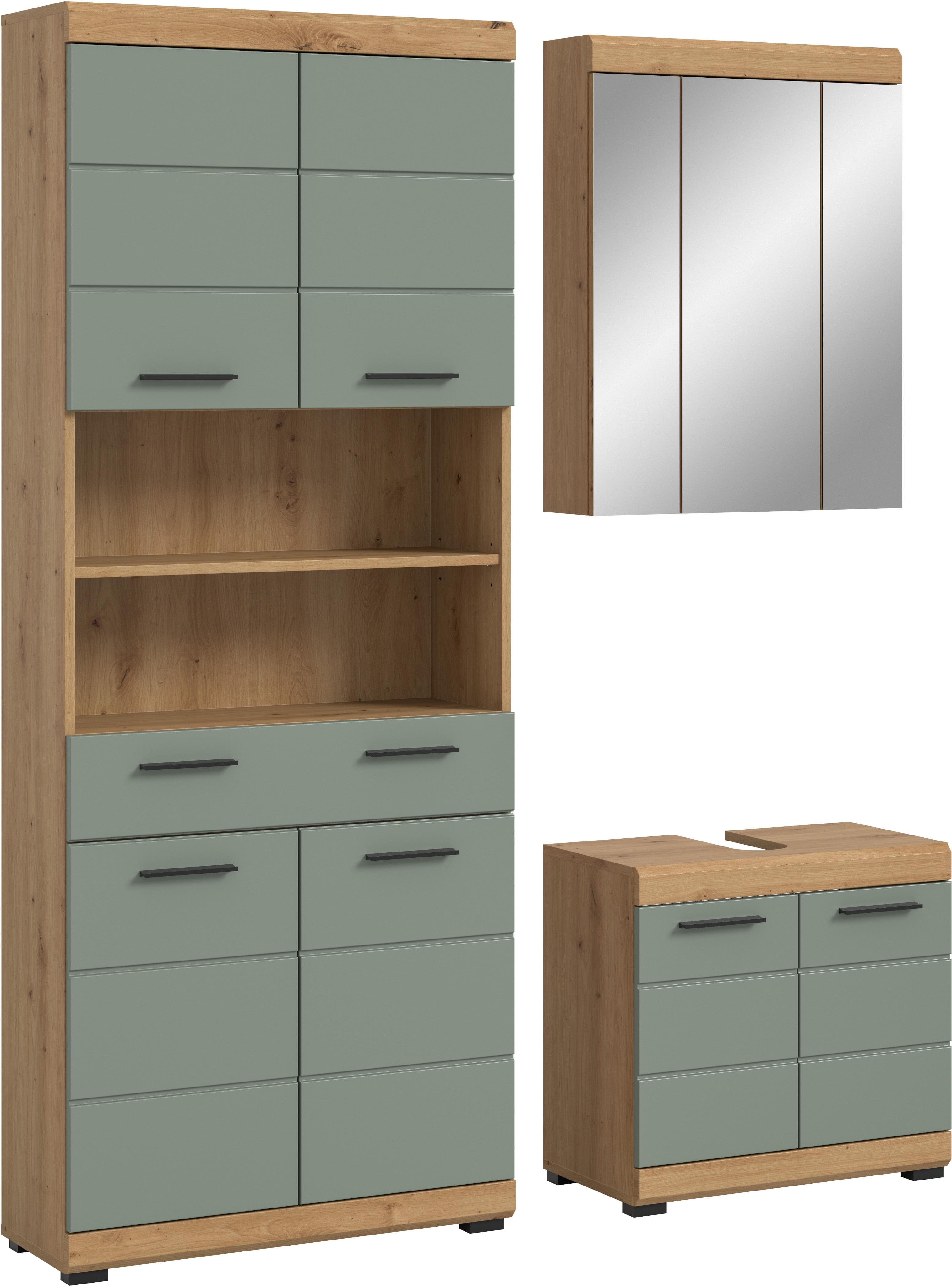 Badmöbel-Set INOSIGN Siena 3-teilig Artisan Eiche Nachbildung