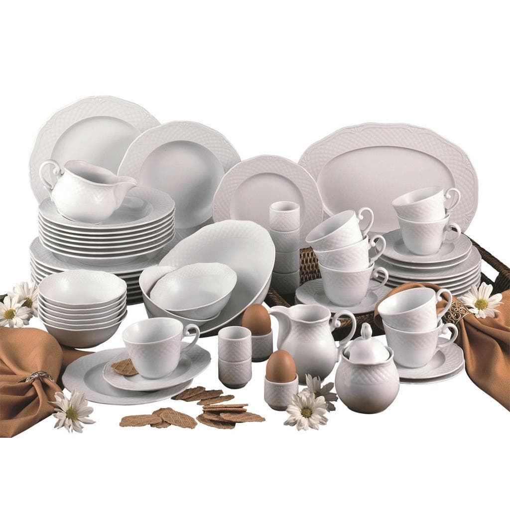 Creatable Kombiservice Arianne Weiß Keramik 60-teilig
