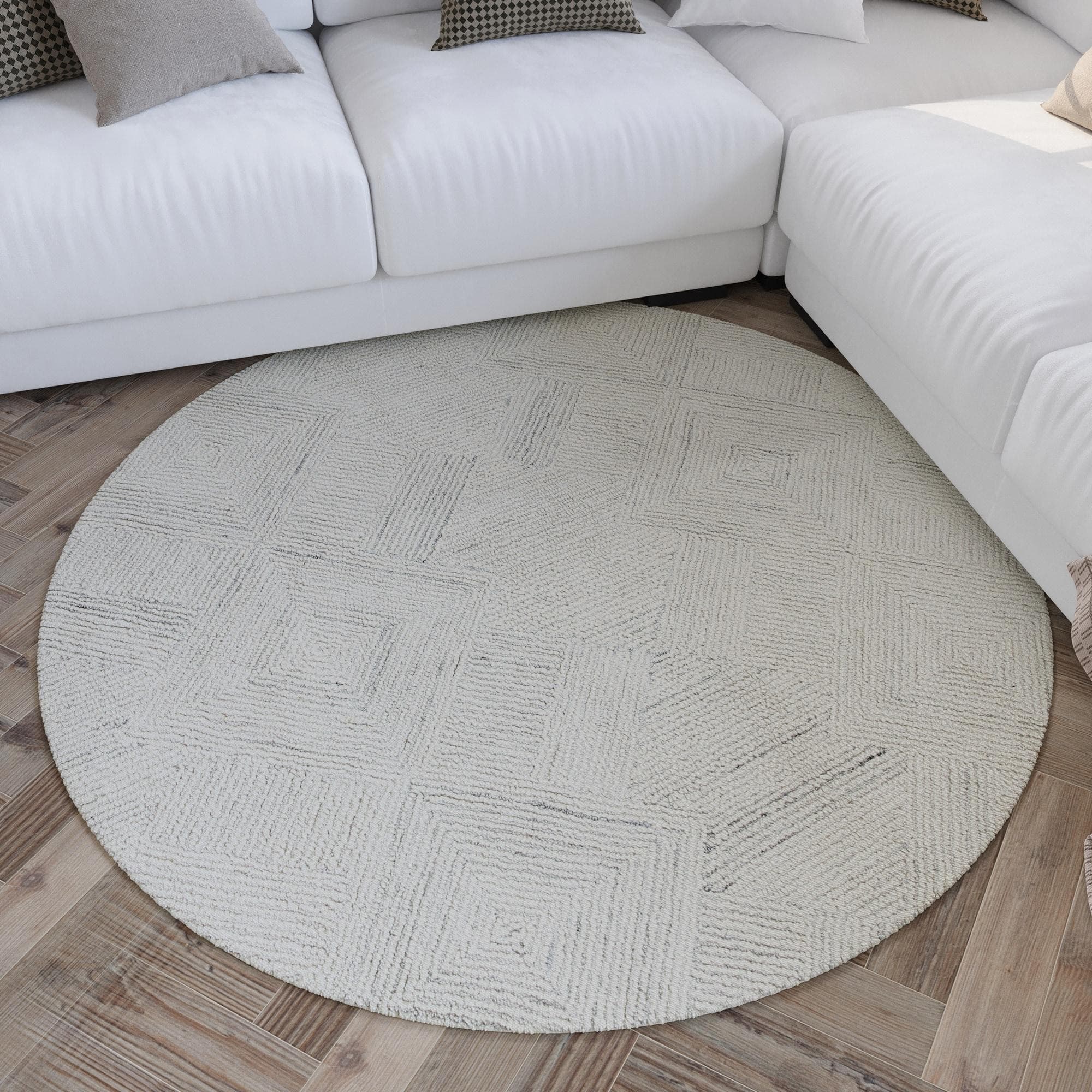 WECON HOME Teppich Hamptons THIRTYTHREE Beige Geometrisch