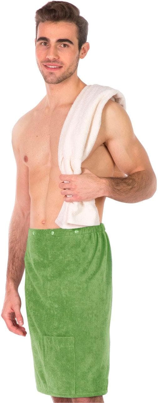Framsohn Frottier Saunakilt Herren Sarong Grün 60cm