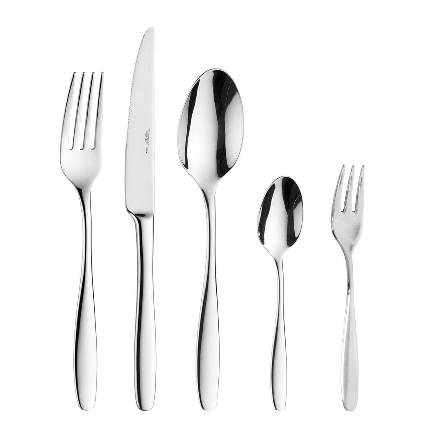 PINTINOX Besteck-Set Ponza 30-tlg. silberfarben Edelstahl
