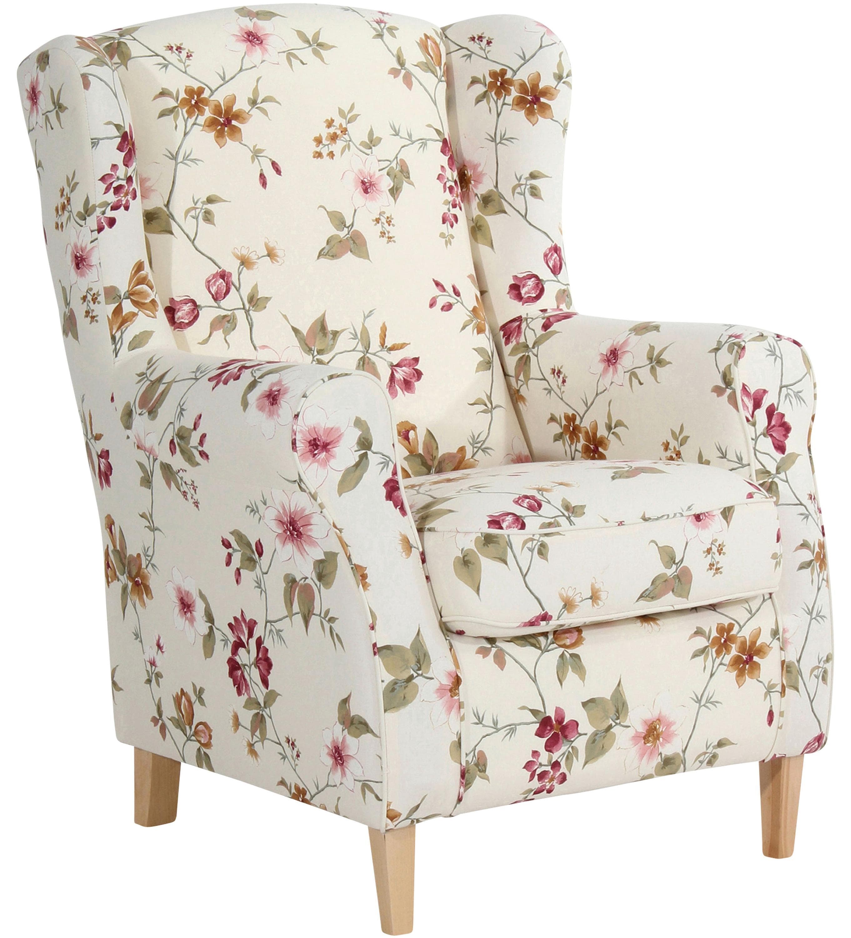 Max Winzer Ohrensessel Lorris Multicolor Flachgewebe