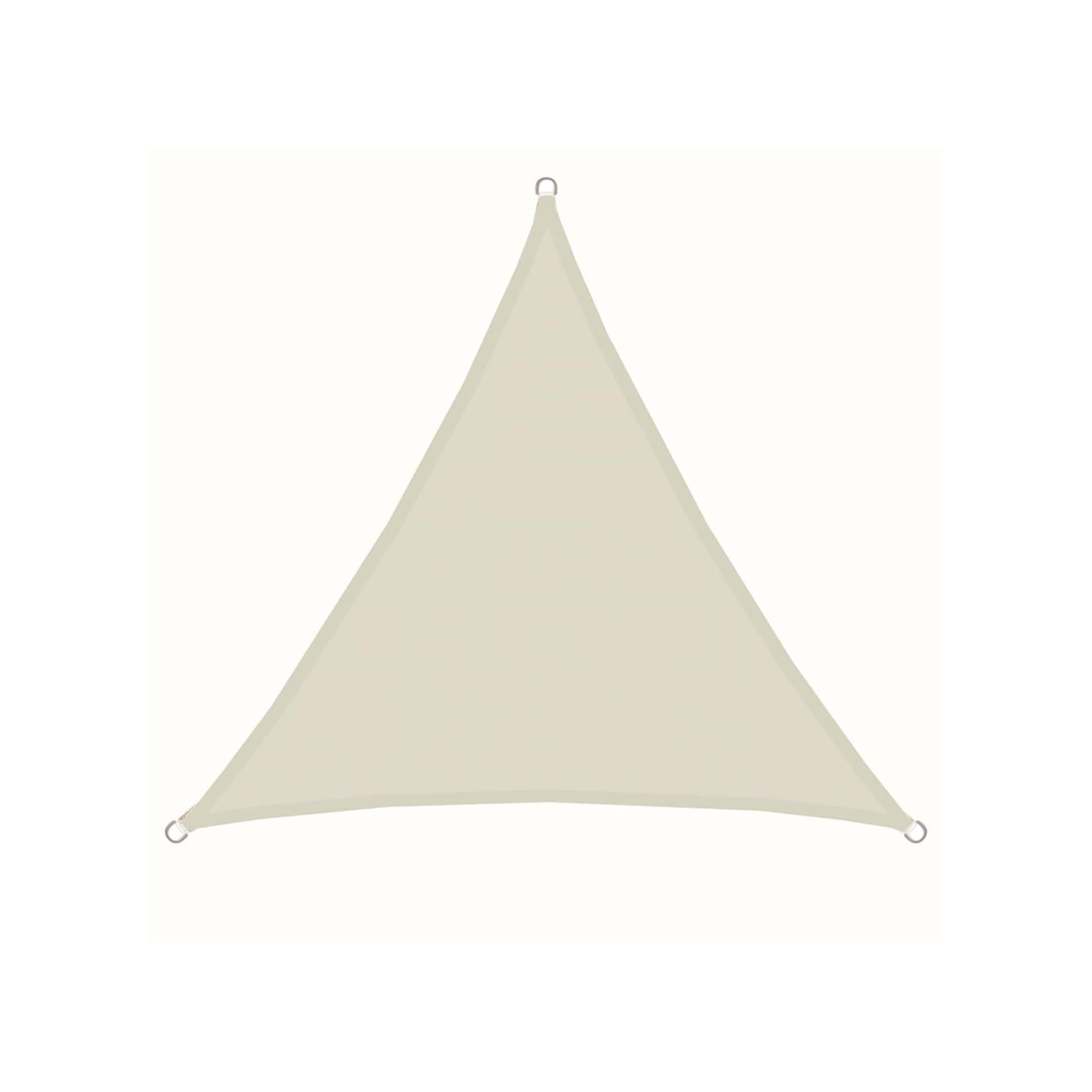 AMANKA UPF50+ UV Sonnensegel 3x3x3 Polyester Dreieck Wasserabweisend Garten Segel Beige