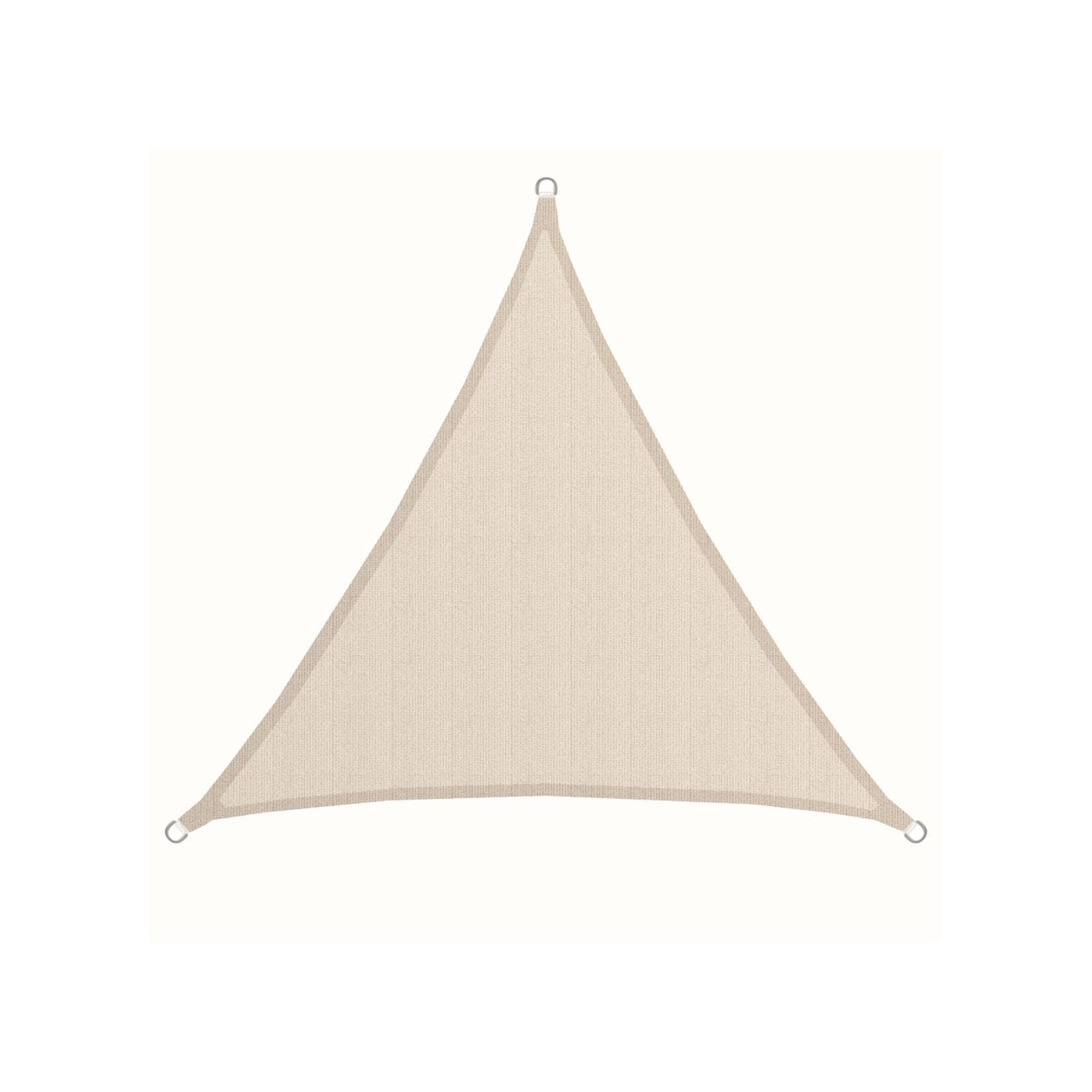 AMANKA Sonnensegel Dreieck Beige UPF50+ UV-Schutz