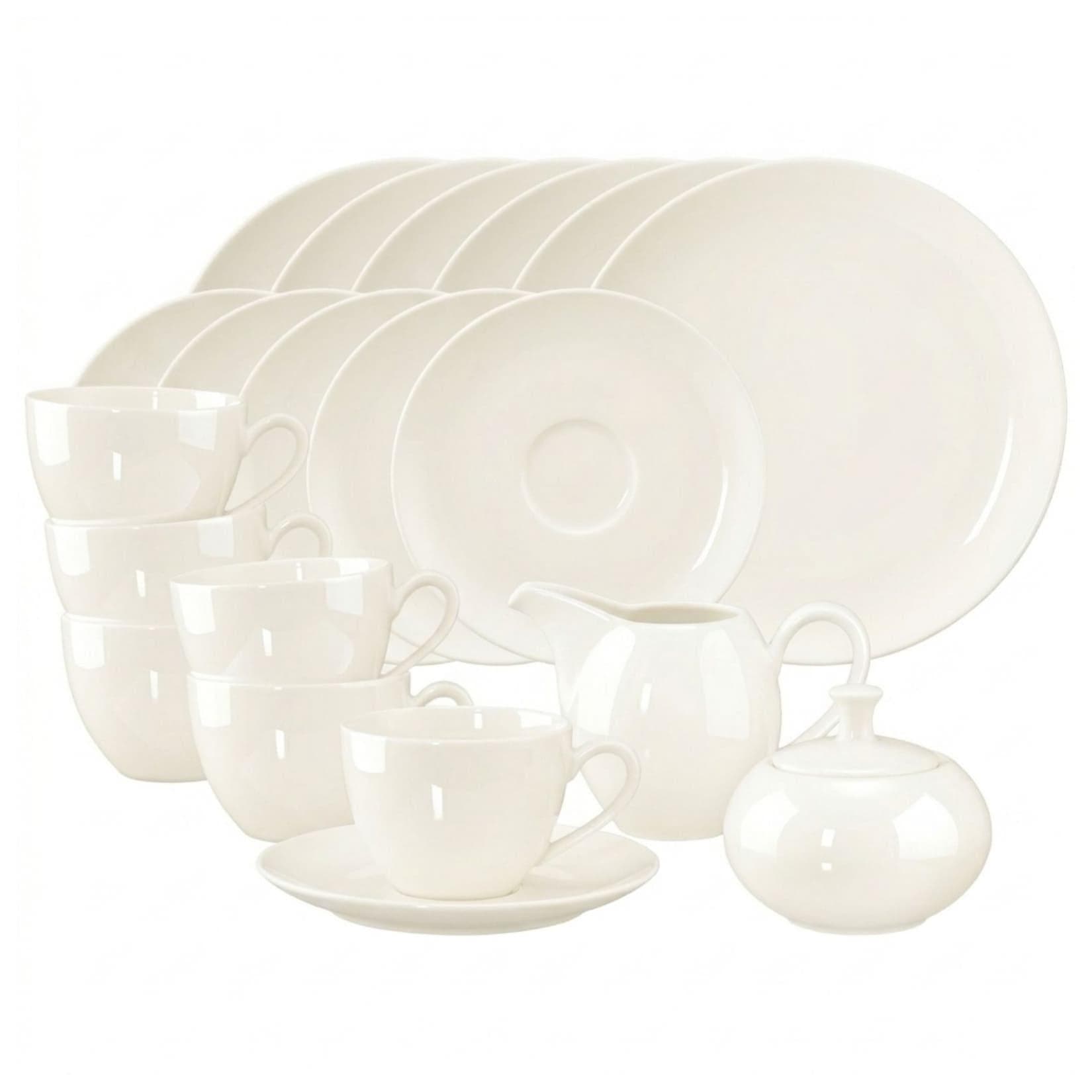 Seltmann Weiden Kaffeeservice Savona Fine Diamond 20er Set Beige