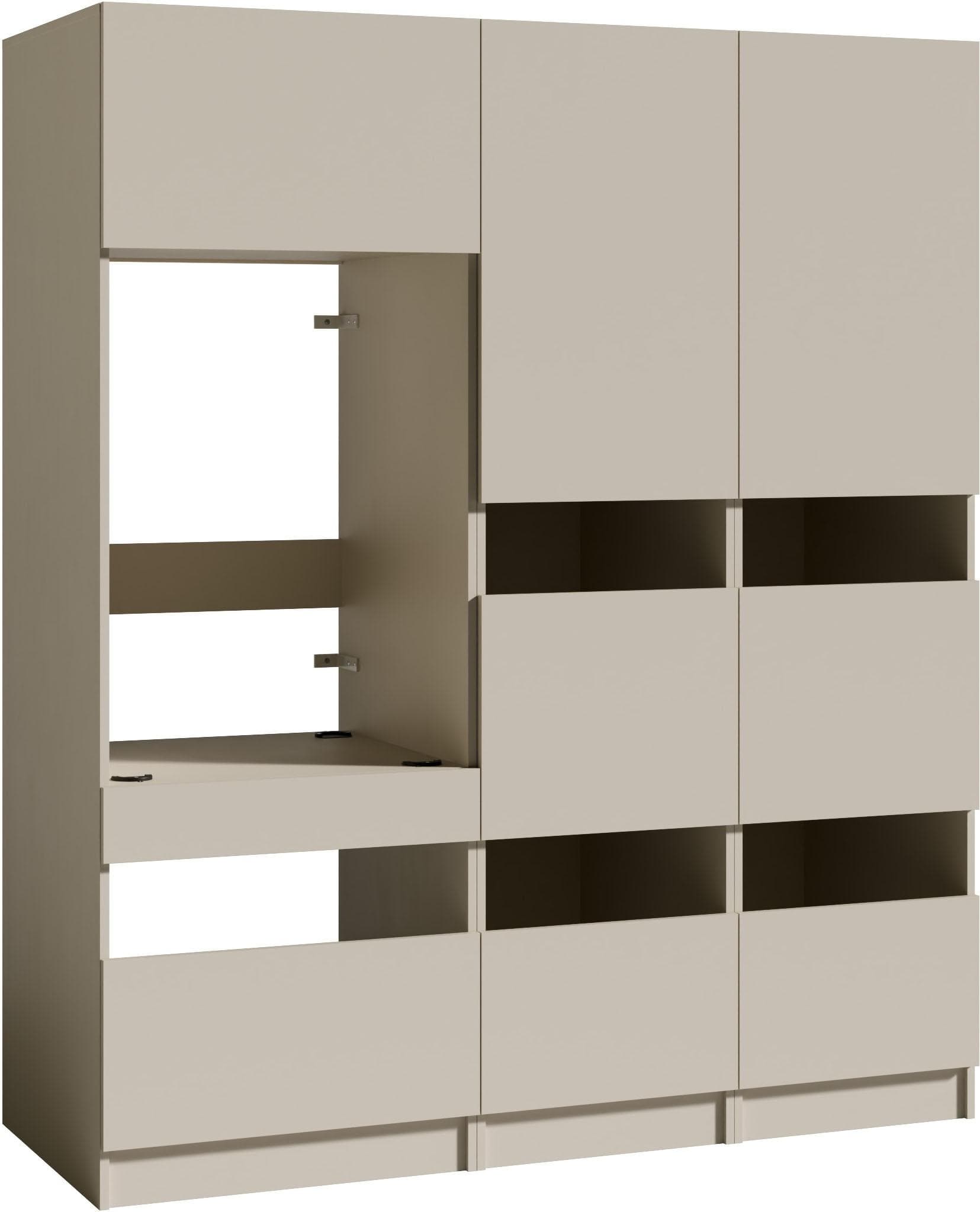 Balculina Mehrzweckschrank-Set 168 cm kaschmirfarben FSC