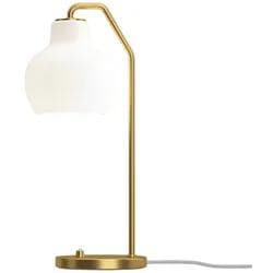 Louis Poulsen Tischlampe VL Ring Crown Messing Opalweiß