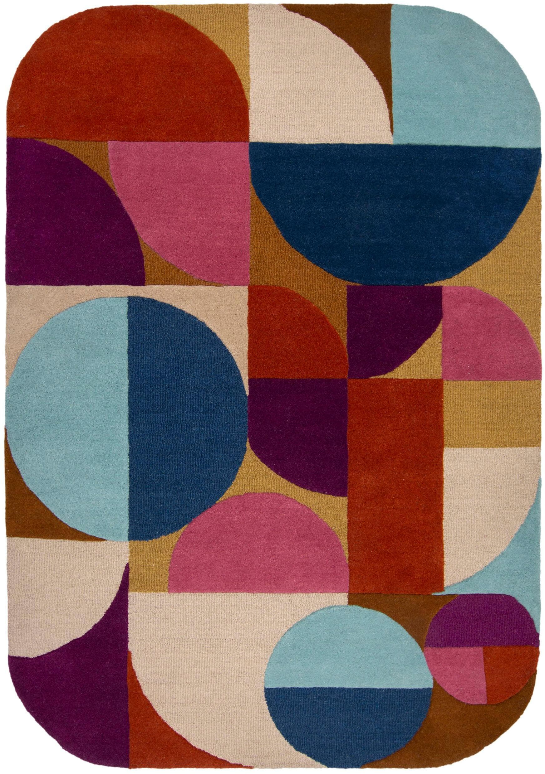 Wollteppich FLAIR RUGS Mia Arch Bunt