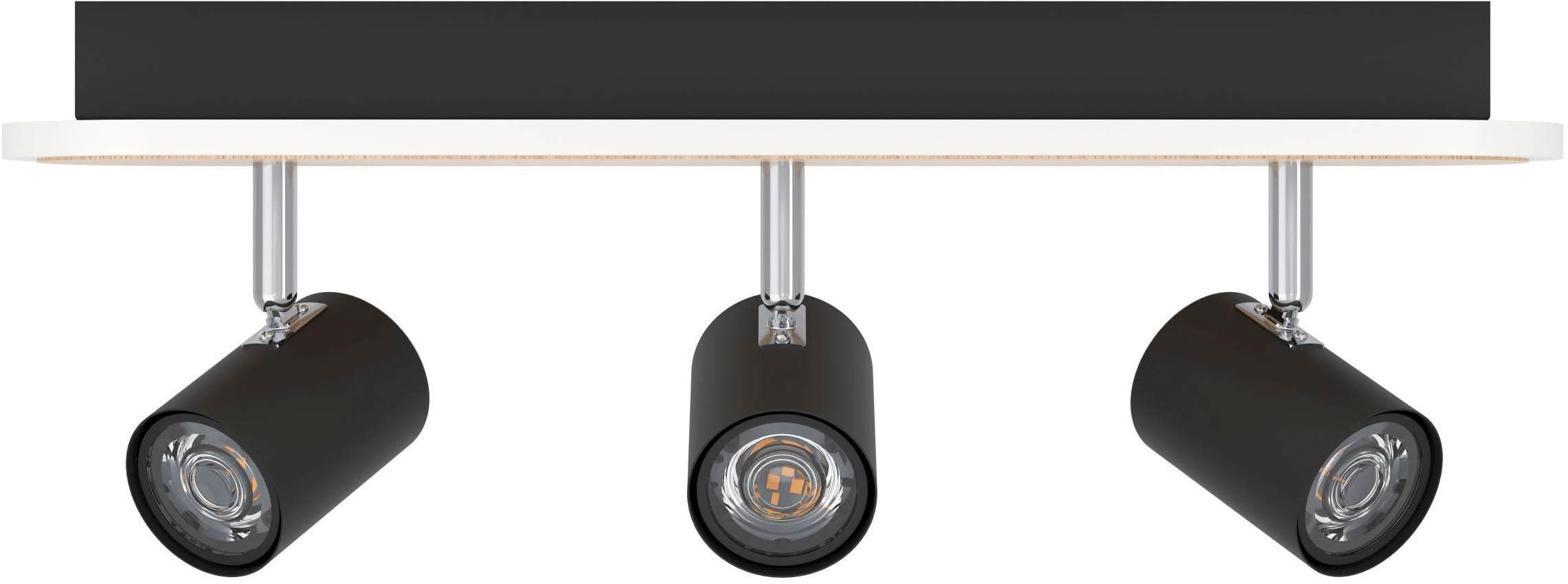 EGLO Rimbocchi Deckenleuchte Schwarz LED Spot schwenkbar