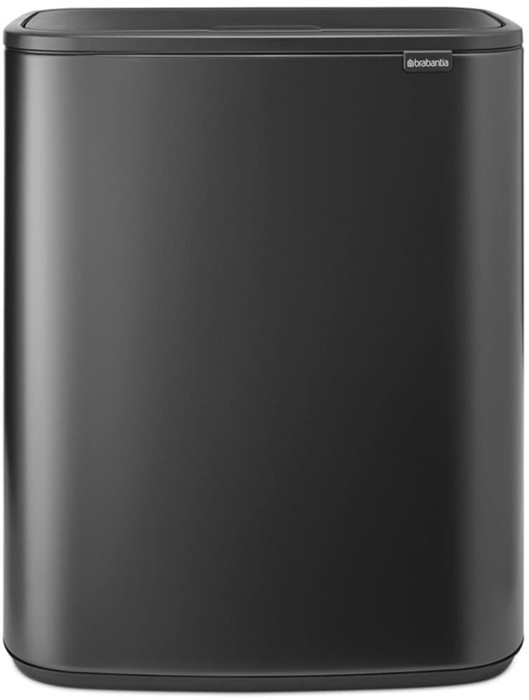 Mülleimer BRABANTIA Bo Touch Bin 2 x 30L Grau Soft-Touch-Öffnungssystem