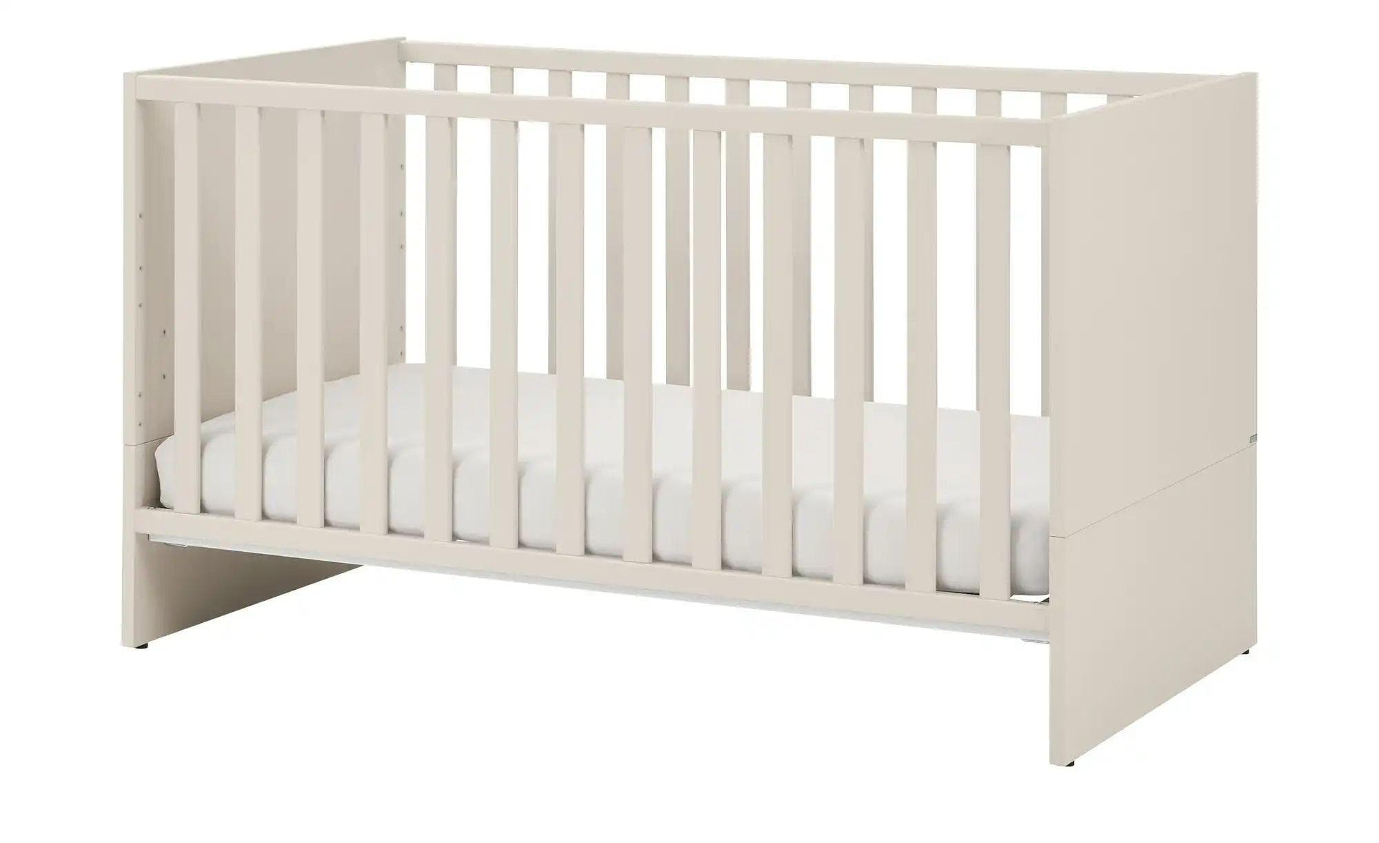 PAIDI Little Snu Babybett beige höhenverstellbar umbaubar