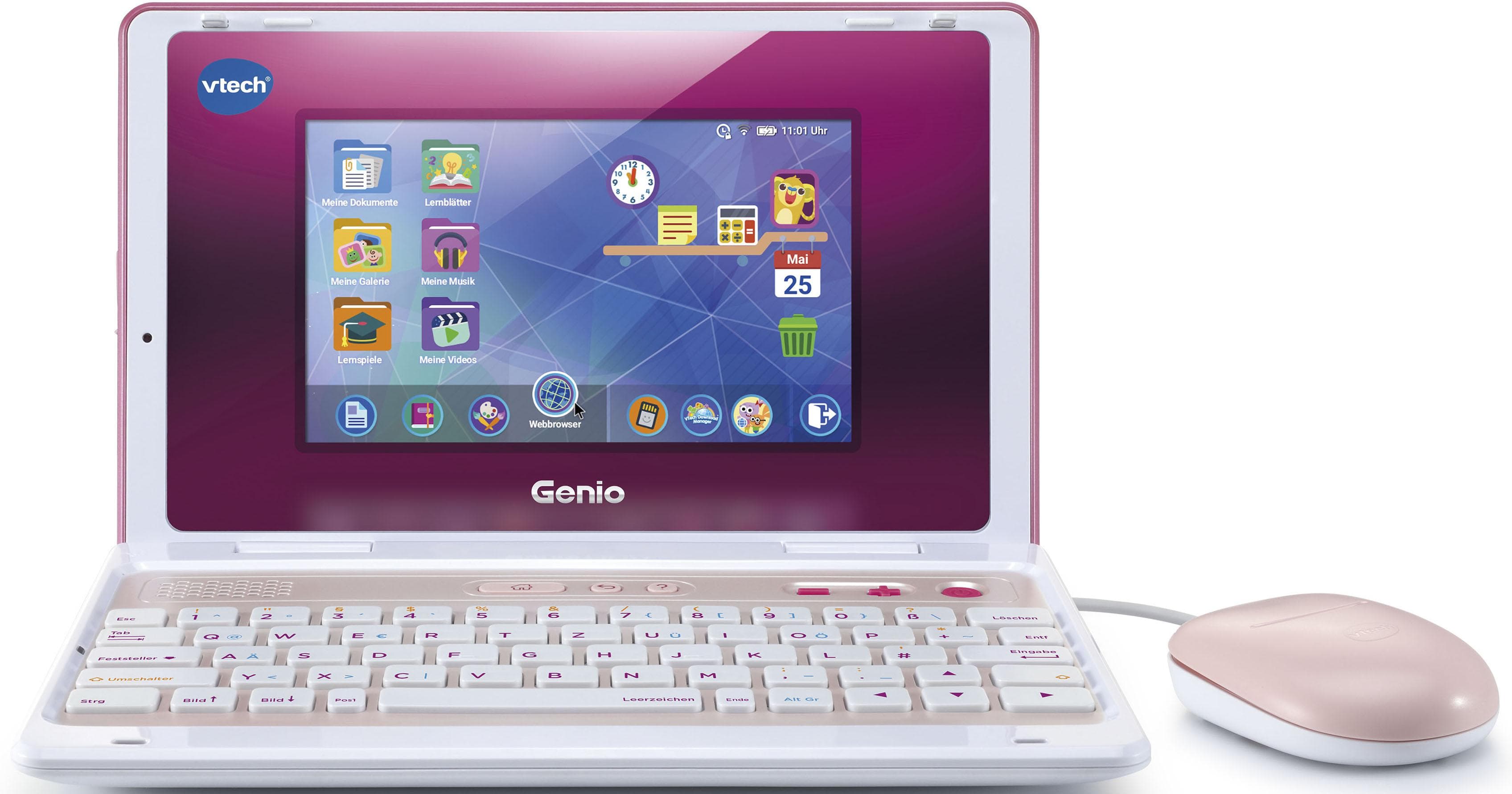 VTECH School & Go Genio Lernlaptop XL Pink