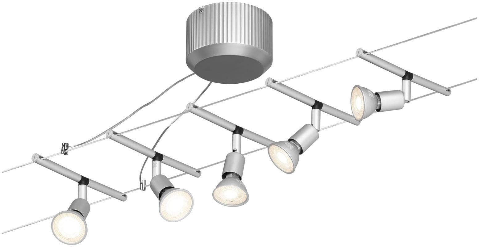 Paulmann Spice Salt LED-Seilsystem 5-flammig 10m Grau