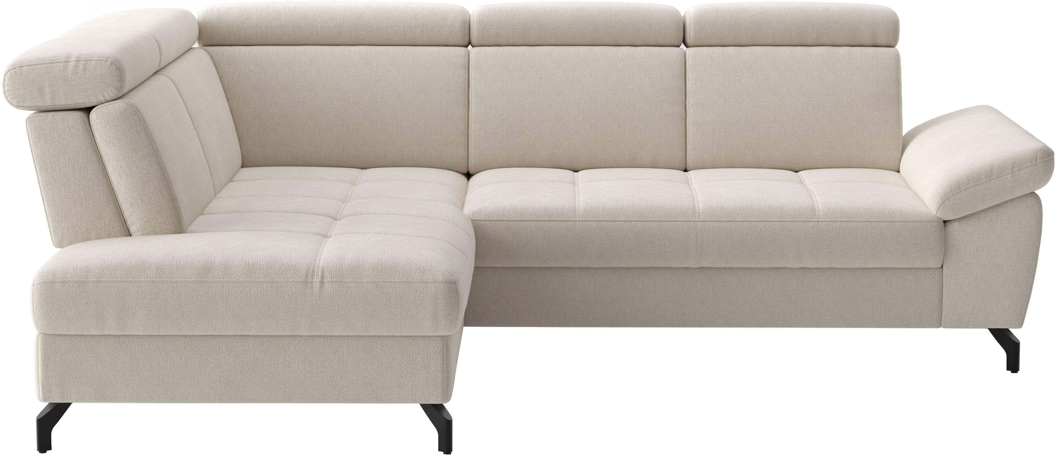 SIT & MORE Vanity Ecksofa mit Verstellfunktionen und Bettkasten