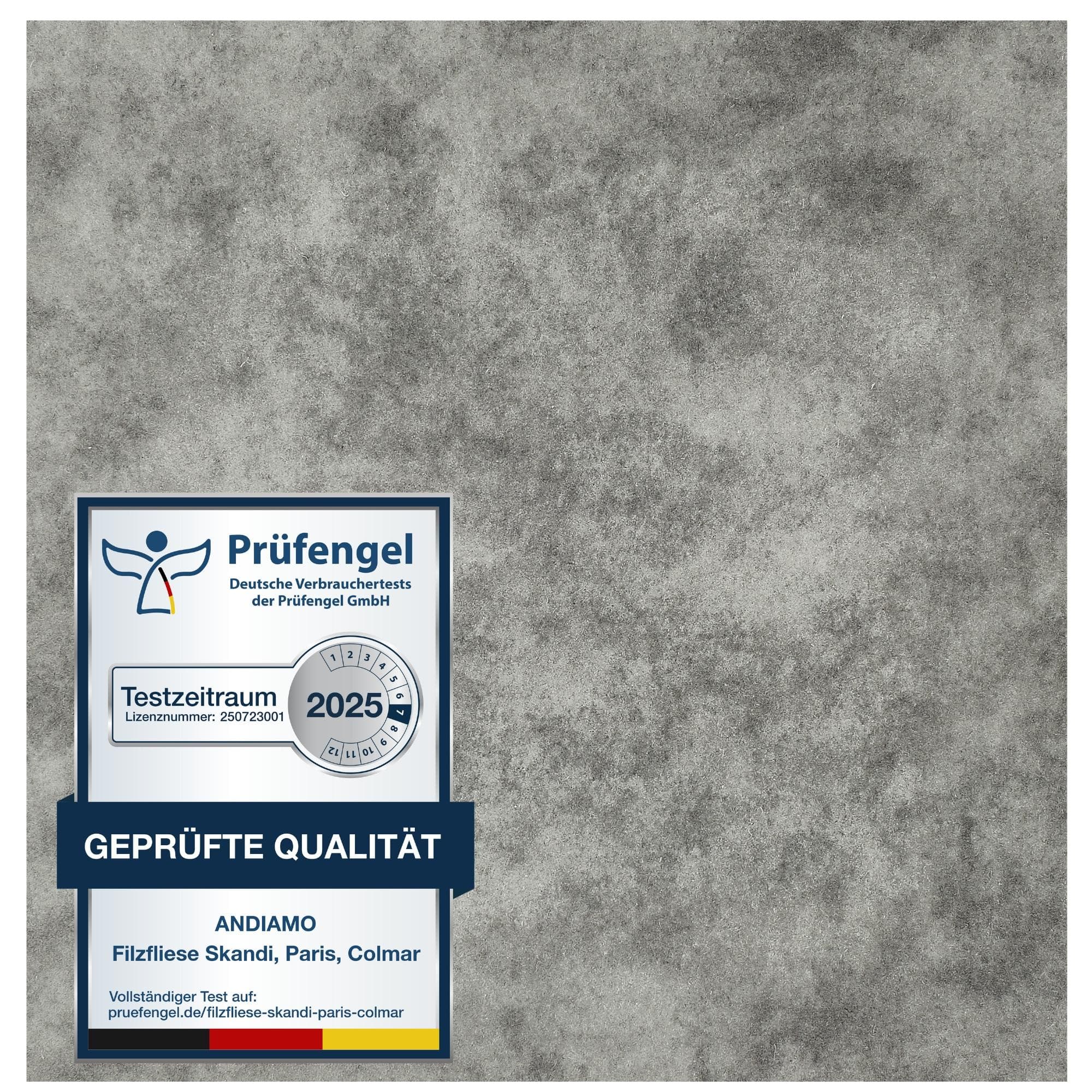 ANDIAMO Teppichfliese Colmar Selbstklebend Beige Grau