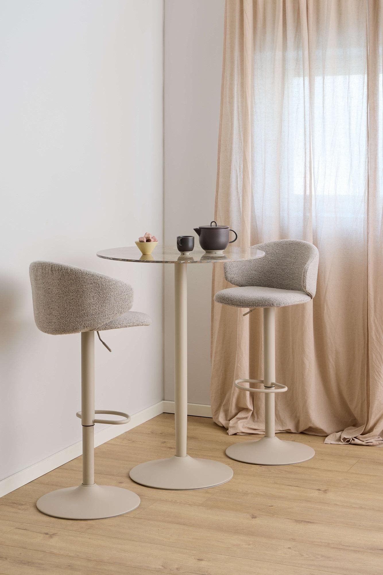 ACTONA GROUP Bartisch Malta Keramik Braun Grau Stehtisch