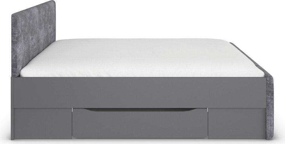 OTTO HOME Doppelbett Polsterbett Stauraum Grau