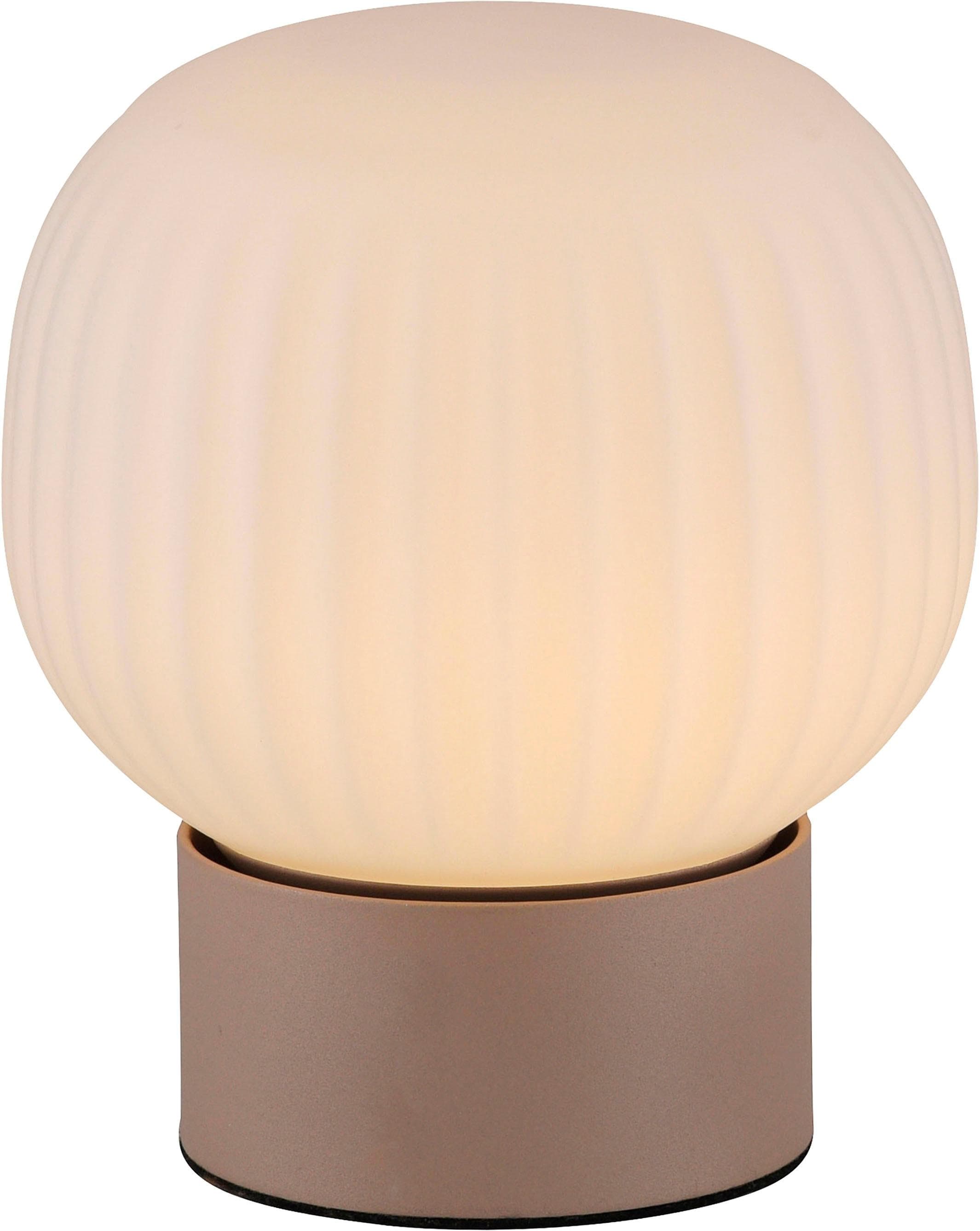 JUST LIGHT LED Tischleuchte NAMI sand Touchdimmer Memory