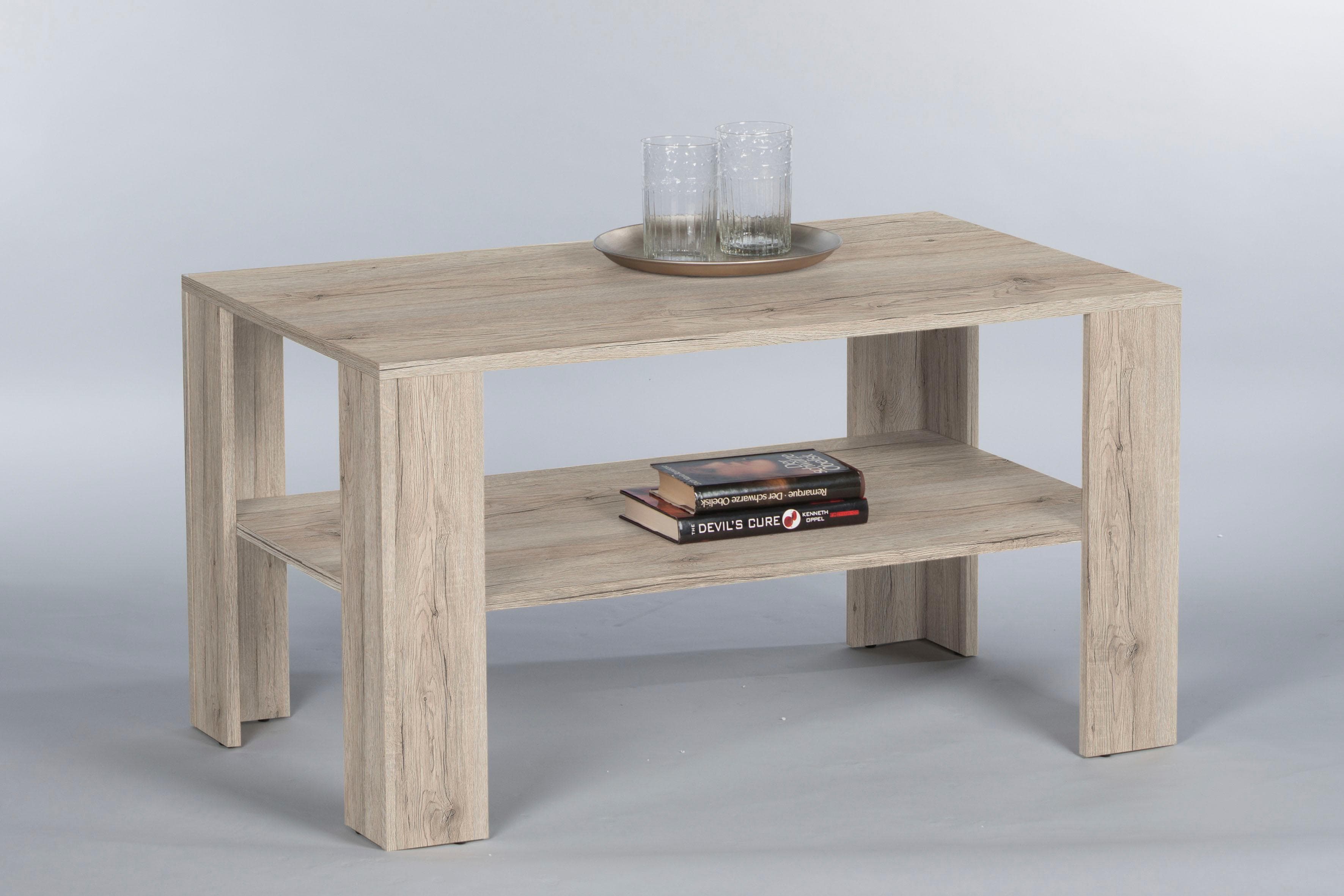 Couchtisch STOLKOM Joker Braun San Remo Dekor
