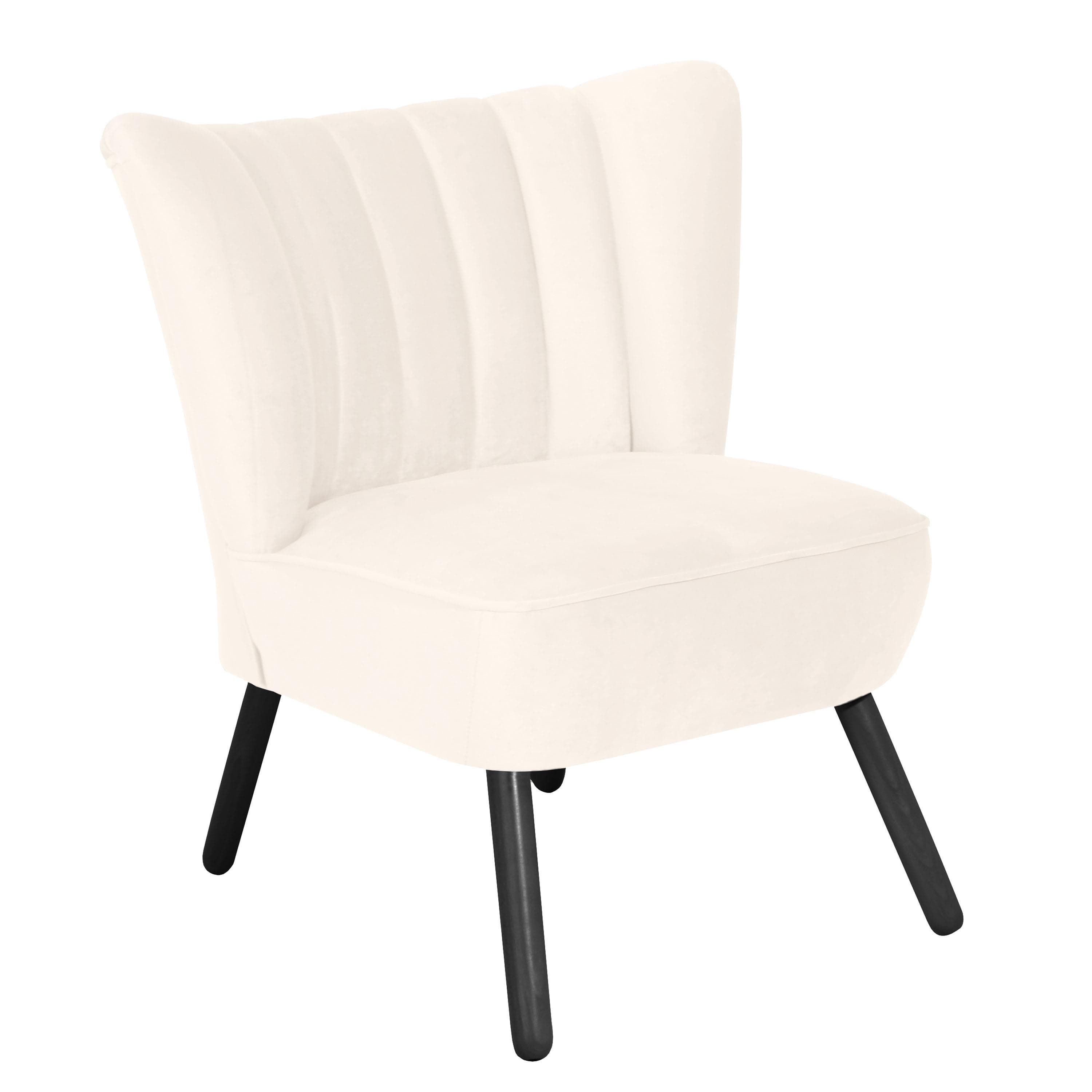 Max Winzer Sessel ALESSANDRO Weiß Textil