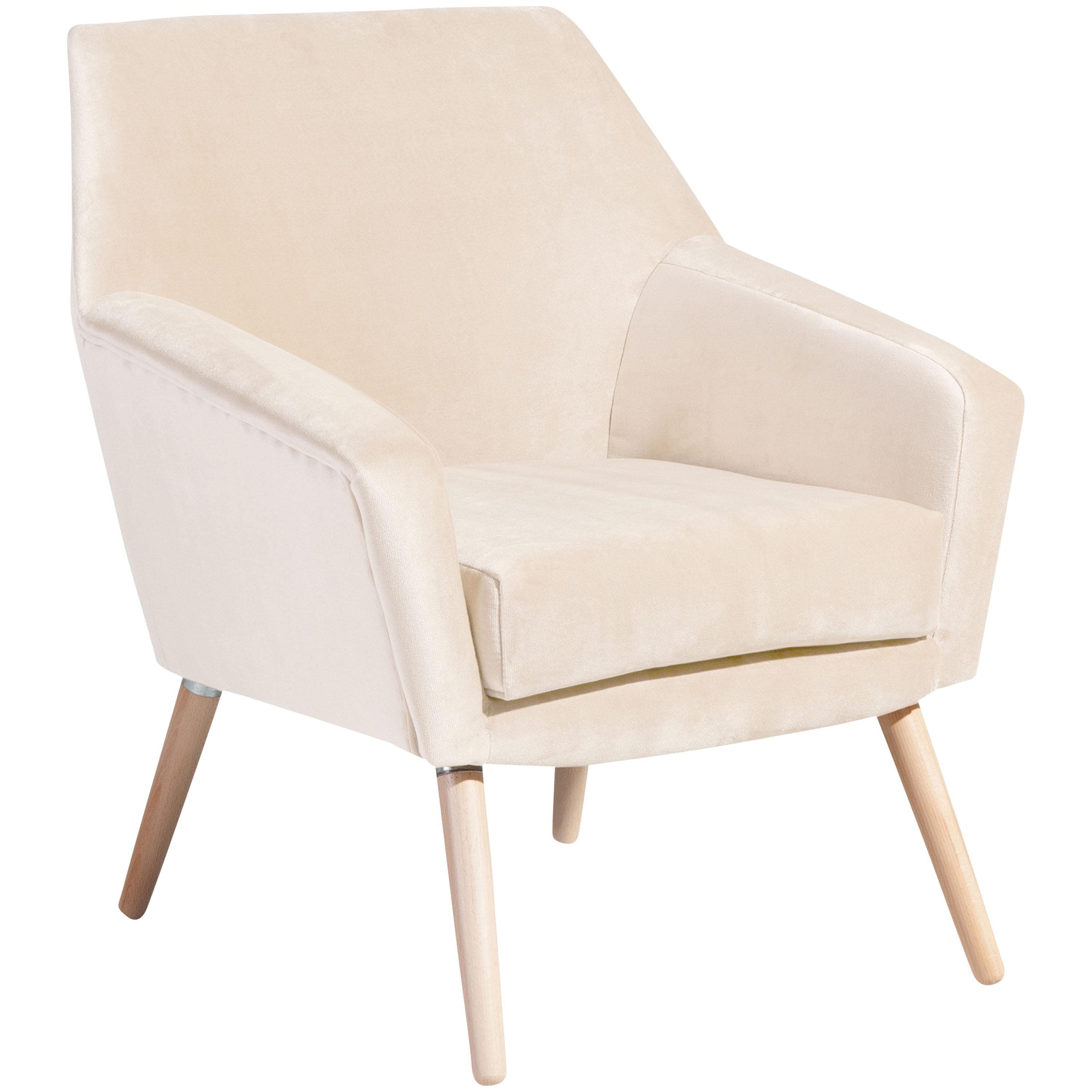 Max Winzer Sessel Allegro Braun/Weiß Textil