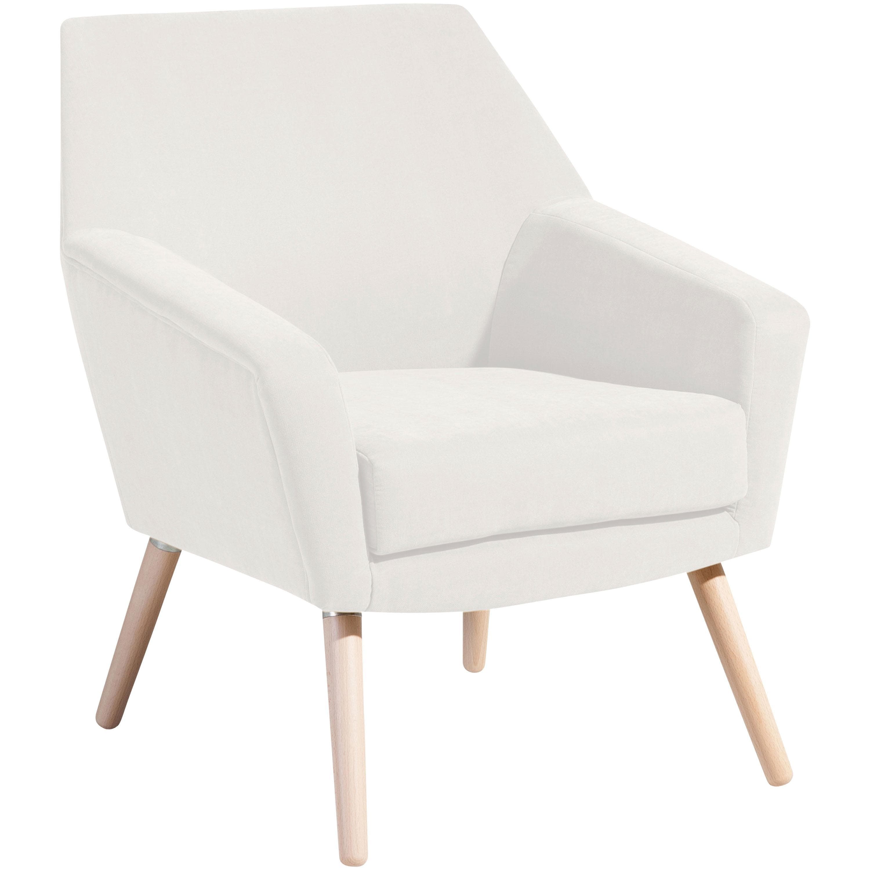 Max Winzer Sessel Allegro Weiß Textil