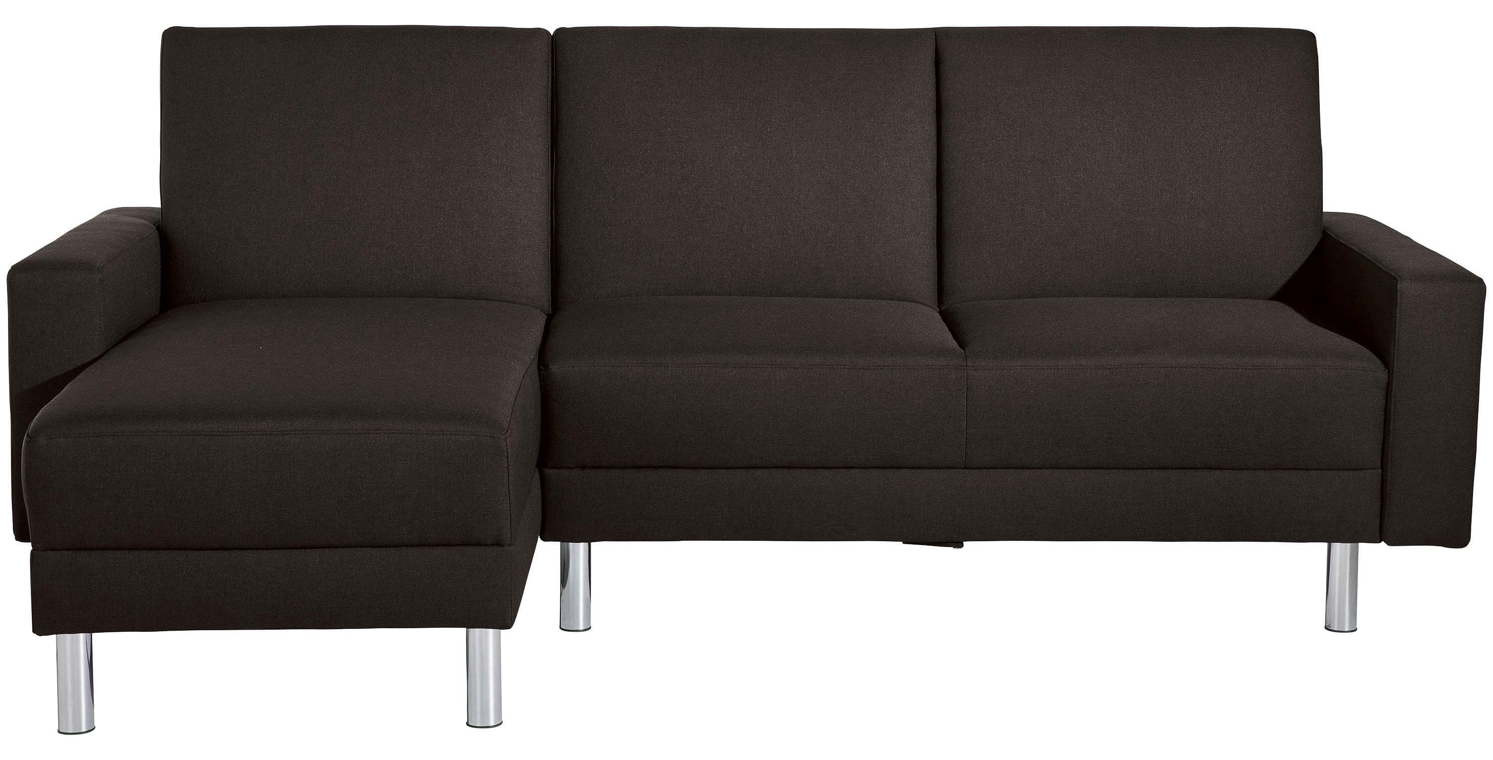Max Winzer ECKSCHLAFSOFA JUST FASHION Dunkelbraun Textil