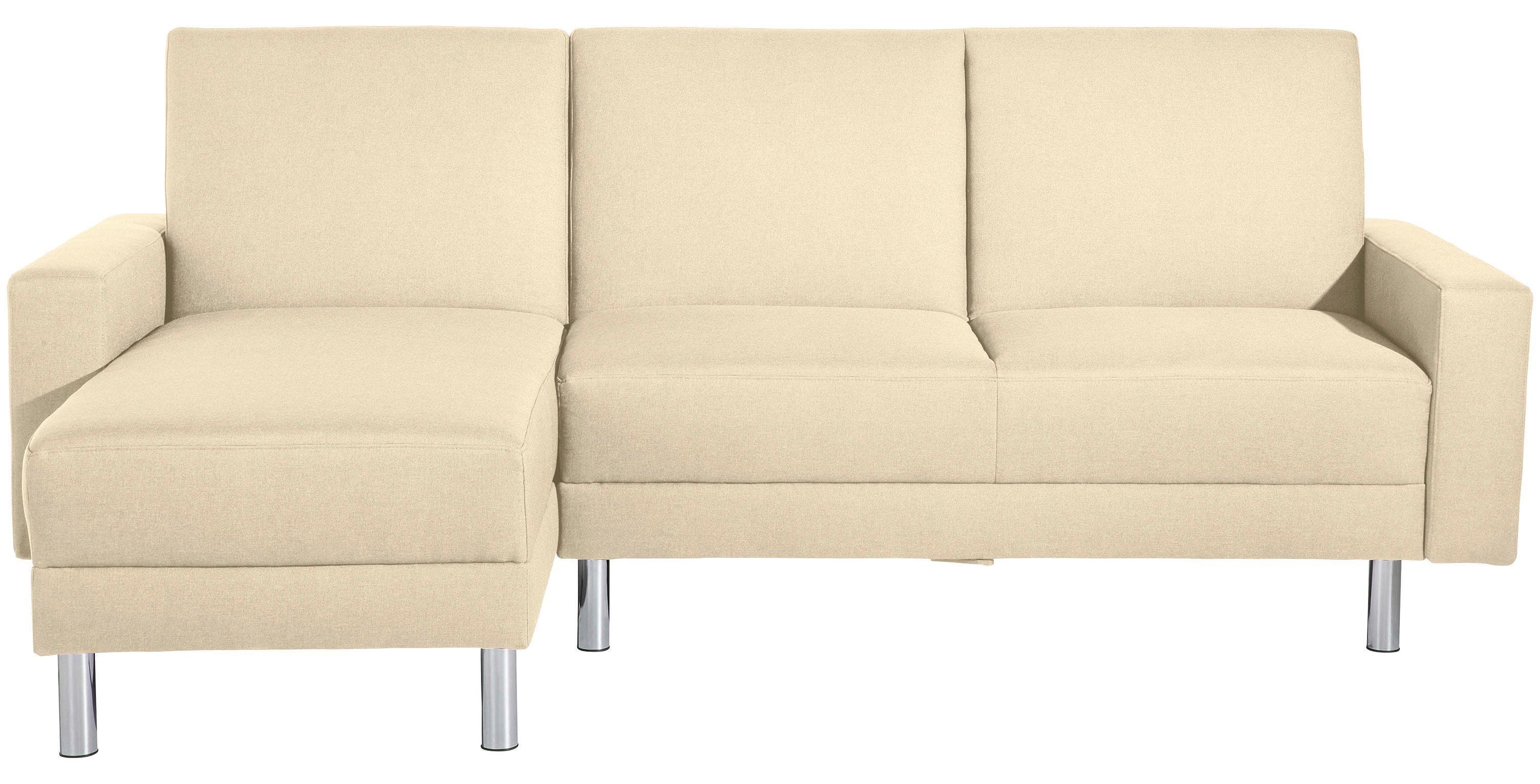 Max Winzer ECKSCHLAFSOFA JUST FASHION Beige Textil
