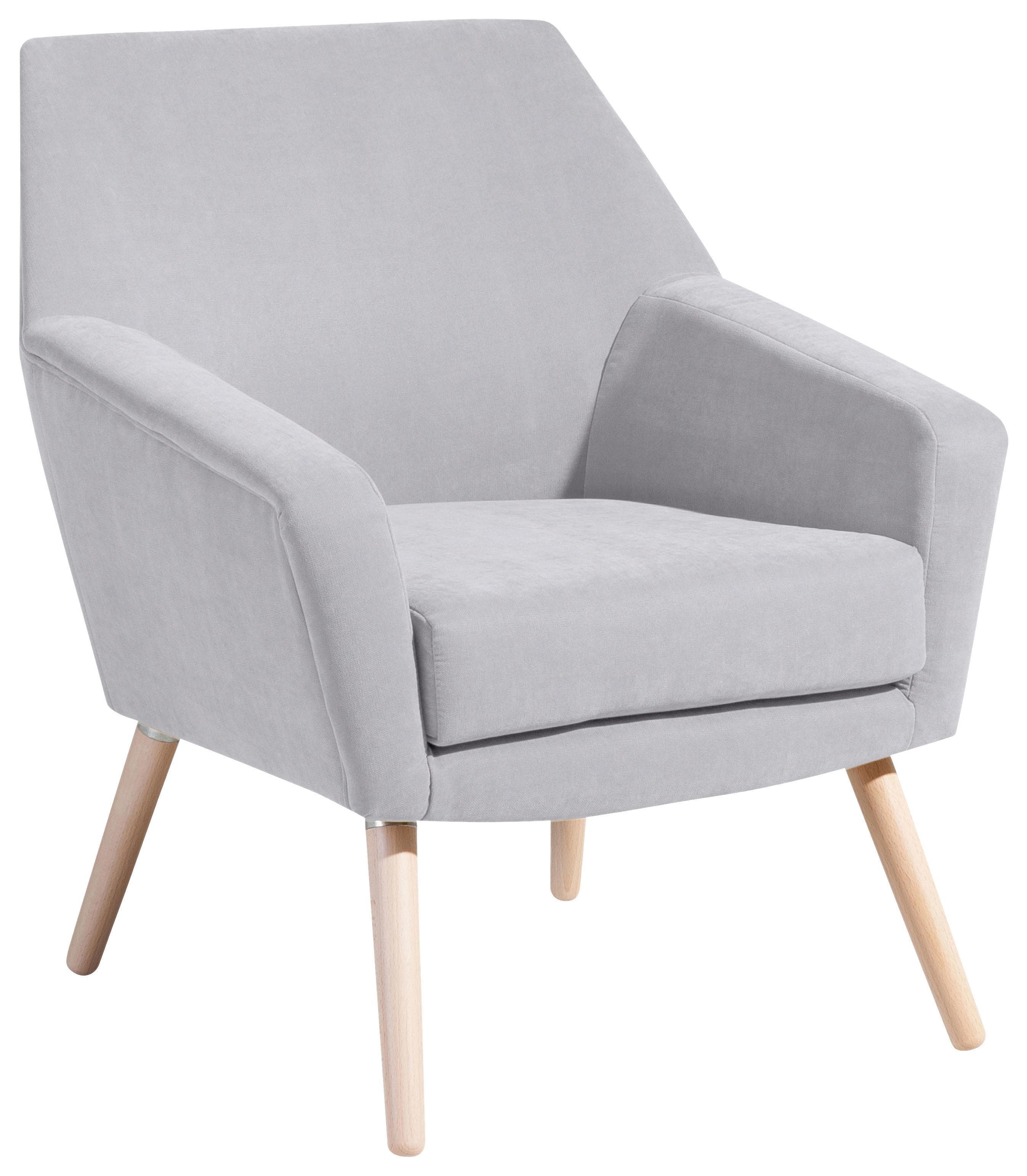 Max Winzer Sessel Allegro Hellgrau Textil