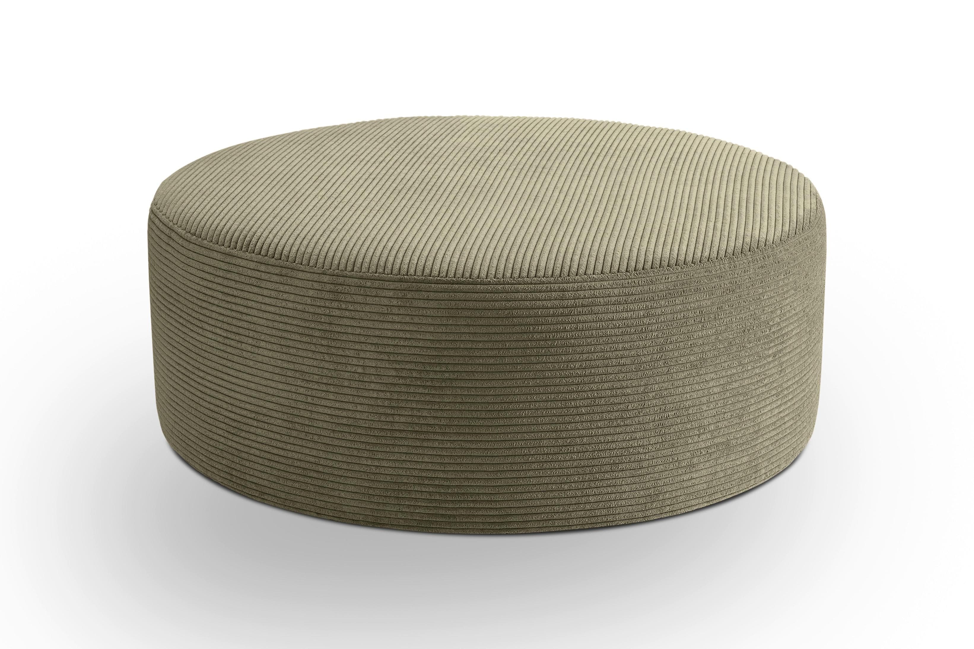 Hocker Kolo Khaki Beige Textil