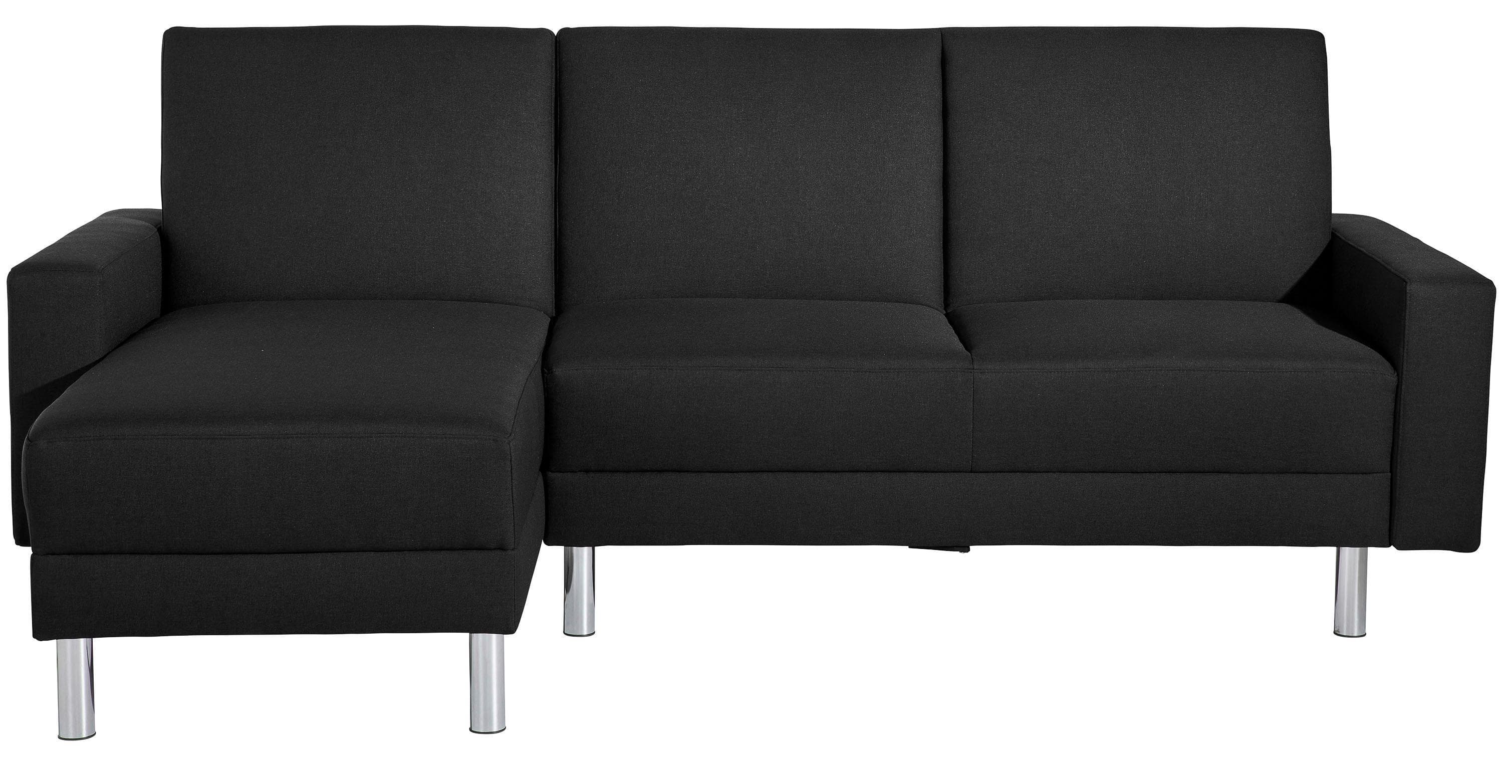 Max Winzer ECKSCHLAFSOFA JUST FASHION Schwarz Textil
