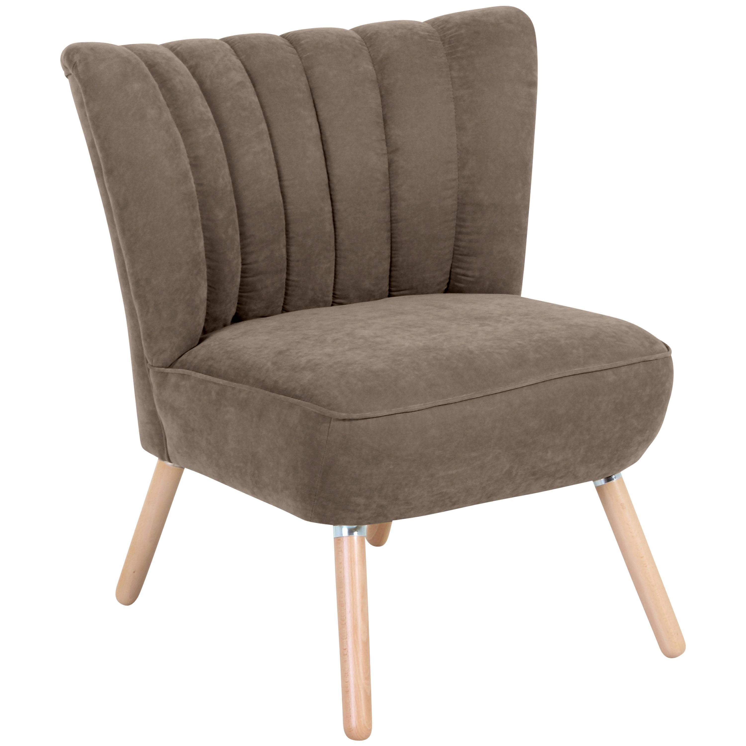 Max Winzer Sessel ALESSANDRO Dunkelblau Textil