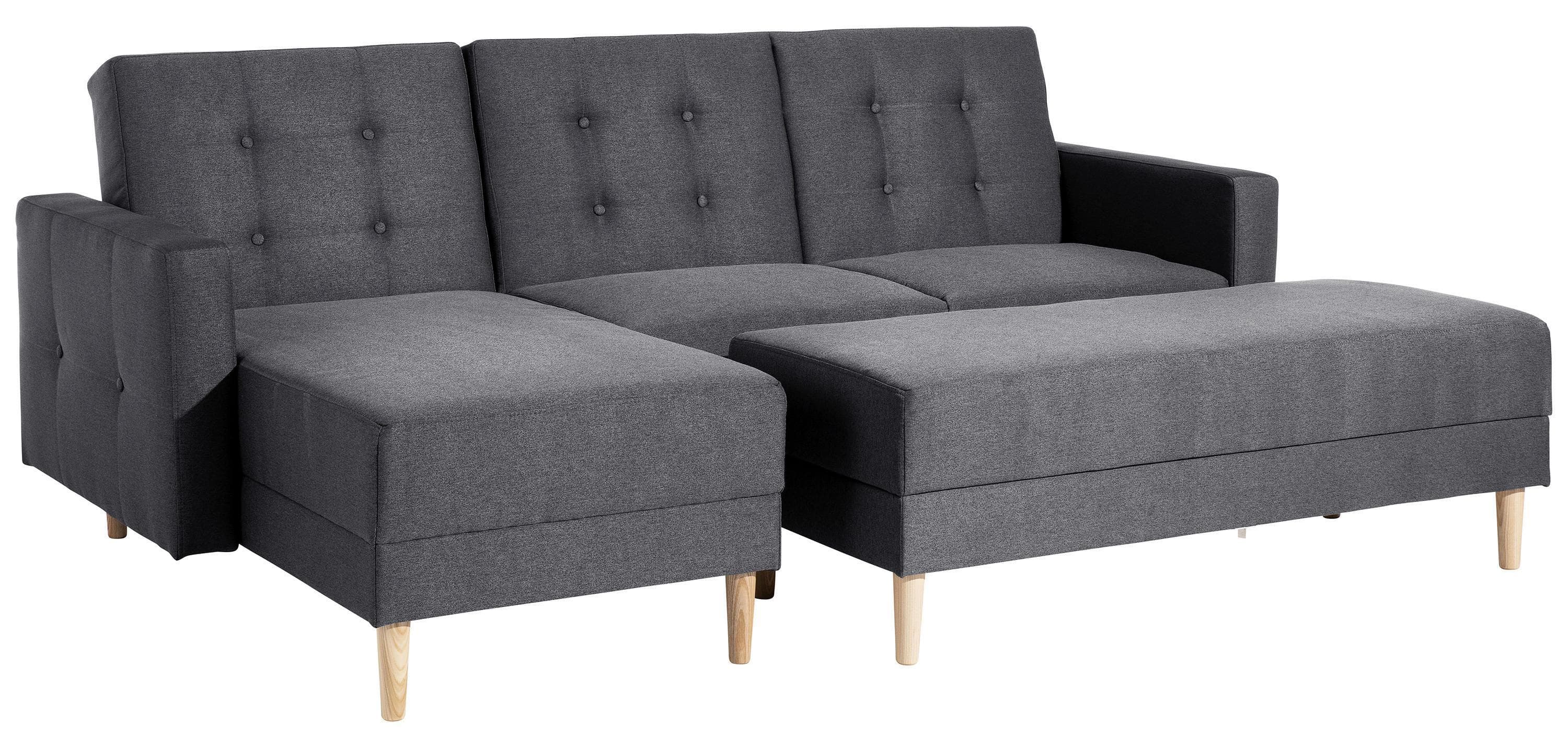 Max Winzer ECKSCHLAFSOFA EASY RELAX Textil Graphit