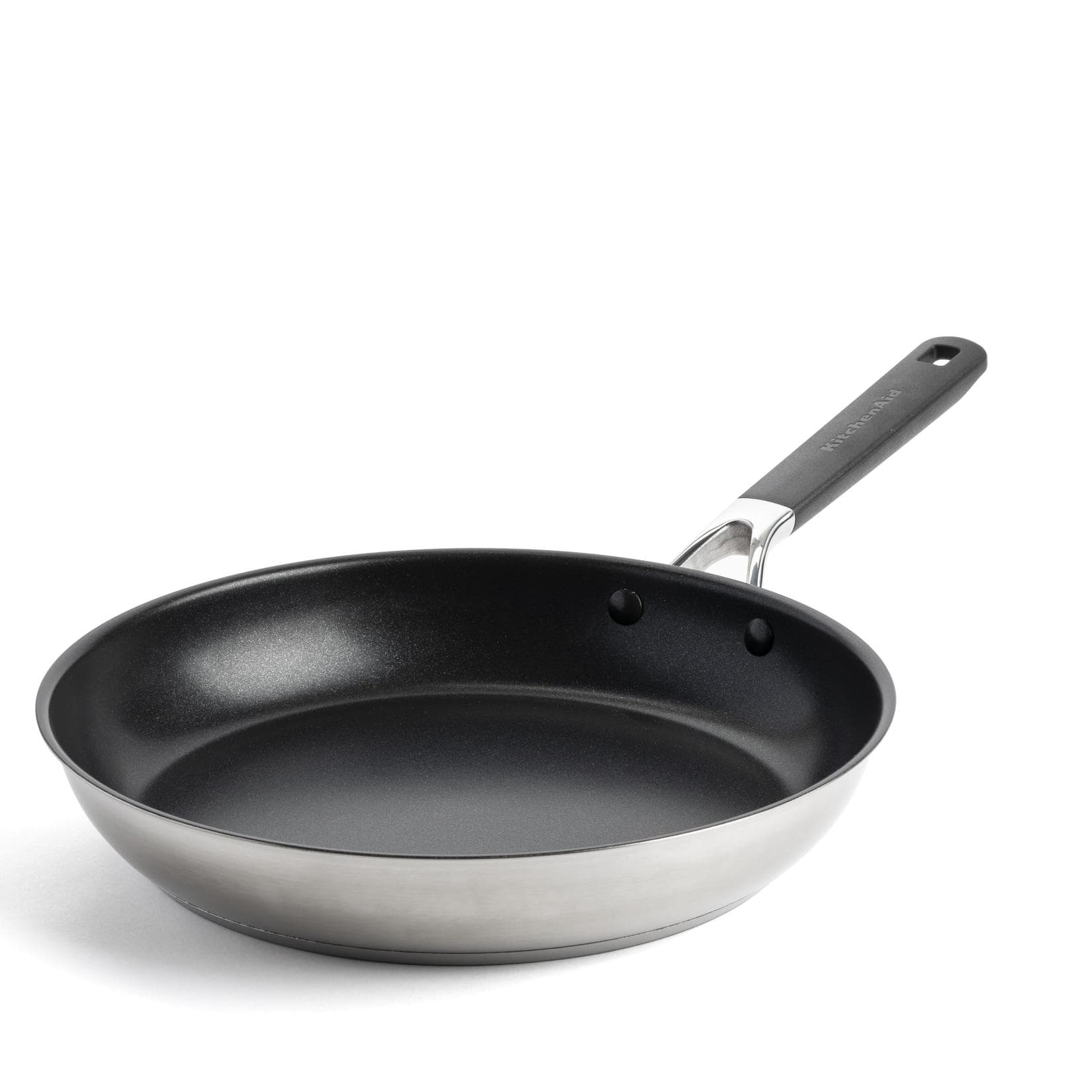 KitchenAid Bratpfanne 28 cm Edelstahl Silber