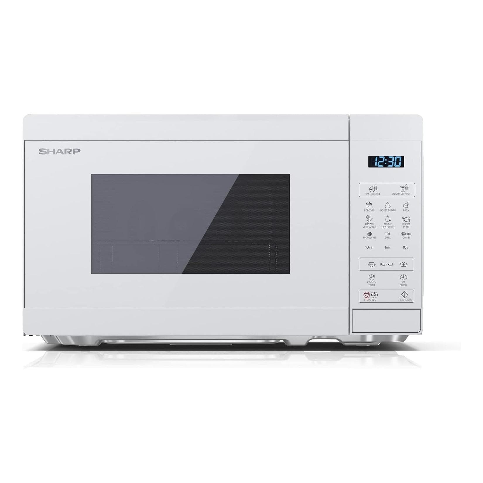 SHARP YC-MG02E-C 2-in-1 Mikrowelle mit Grillfunktion 800 Watt
