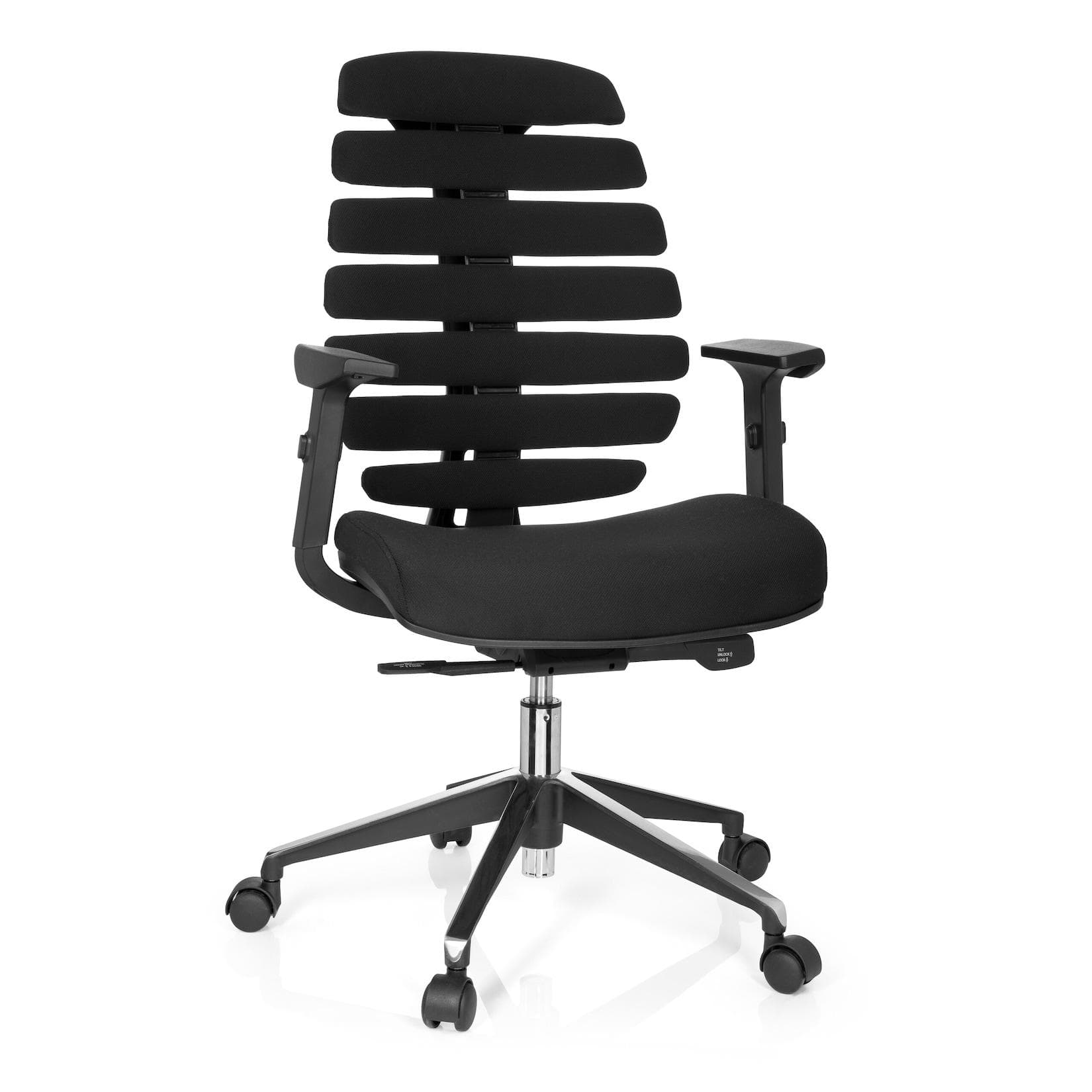 hjh OFFICE Bürostuhl ERGO LINE II Stoff mit Armlehnen