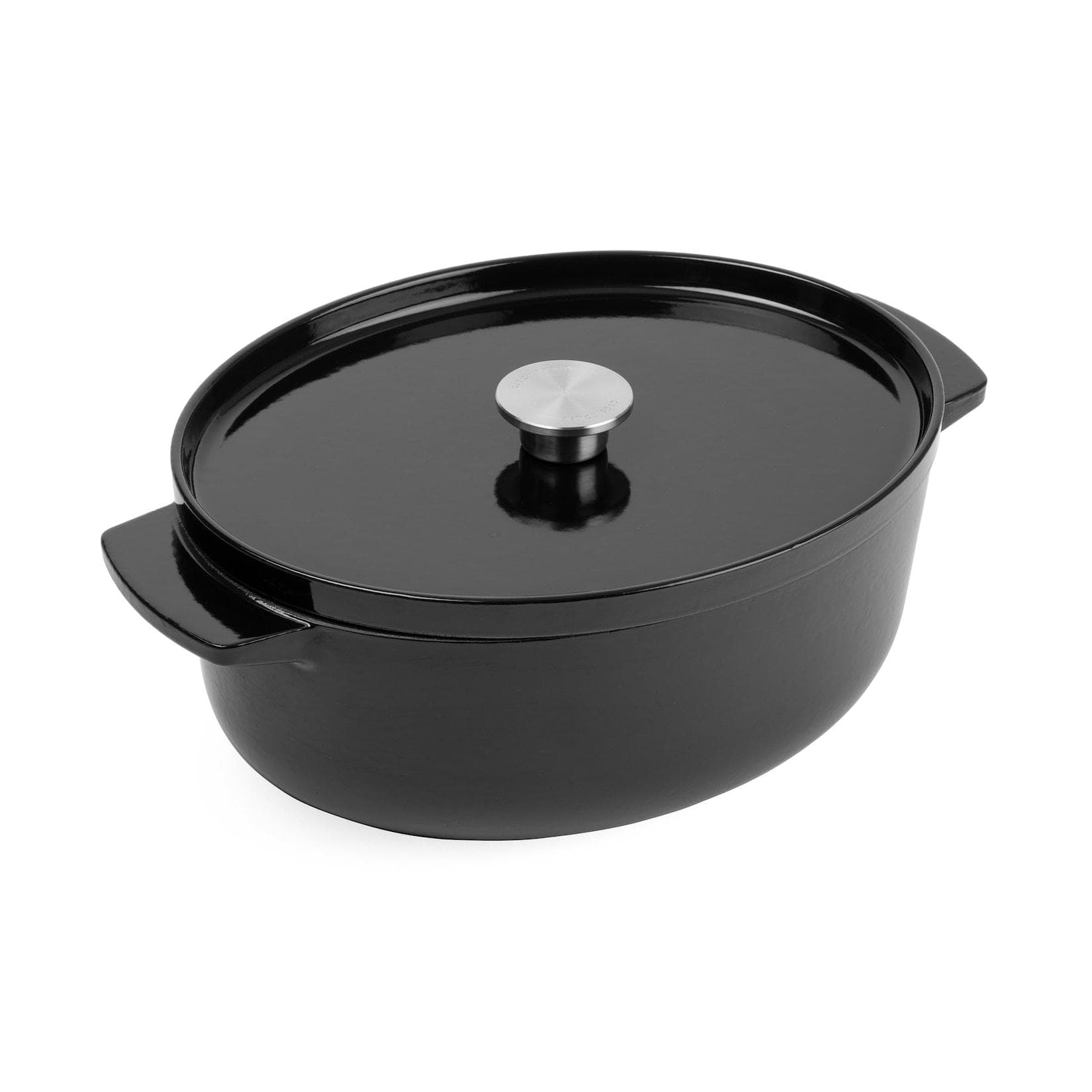 KitchenAid Bräter mit Deckel Oval 30cm Schwarz