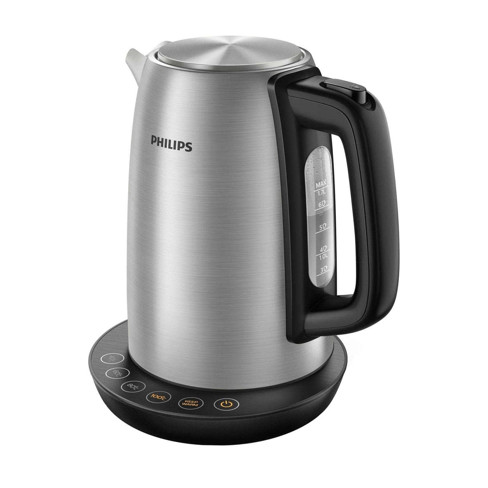 Philips Avance HD9359/90 1.7 Liter Wasserkocher Metall/Schwarz